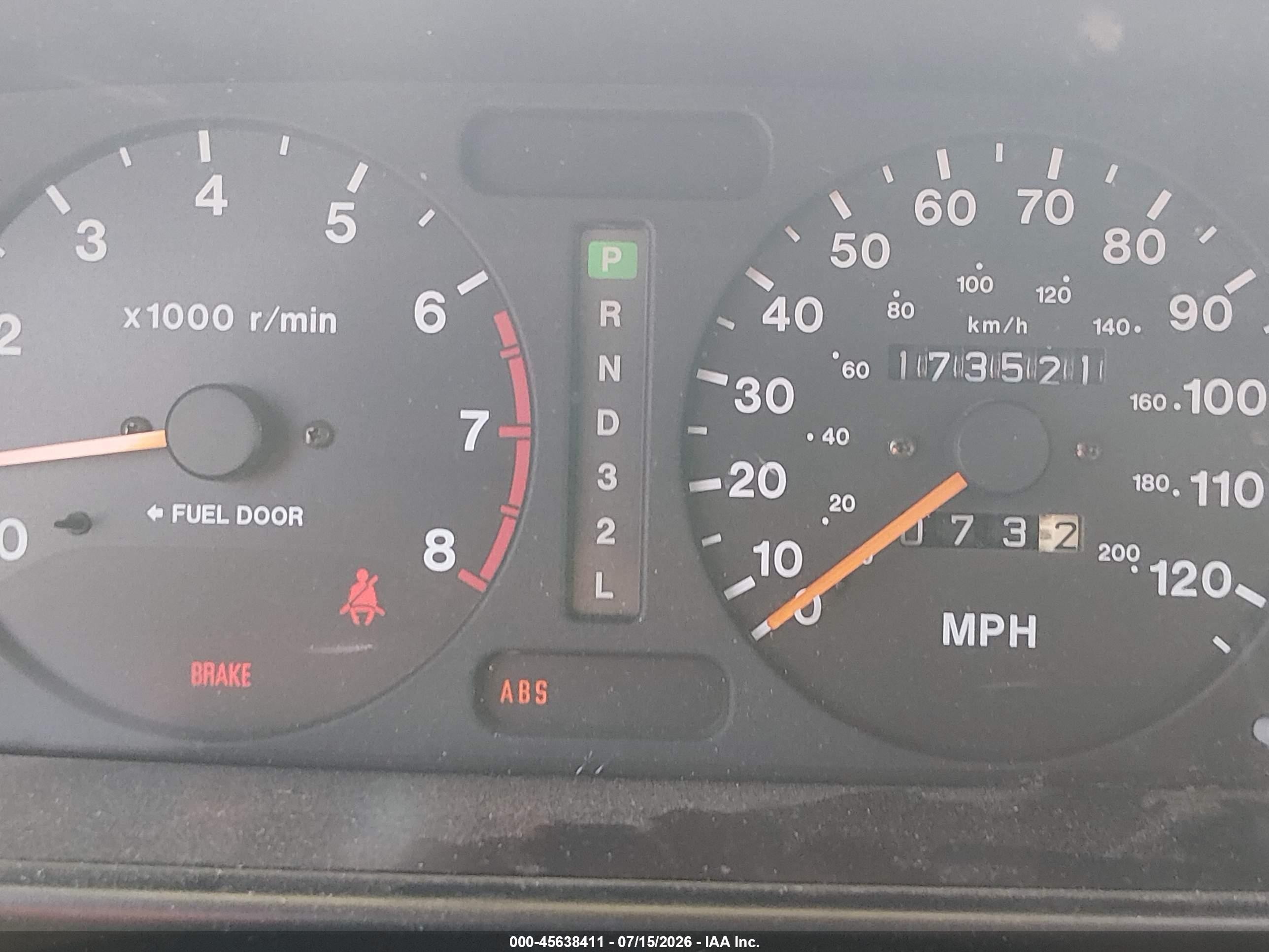 1998 Isuzu Rodeo Ls/s Turquoise vin: 4S2CK58W7W4359669