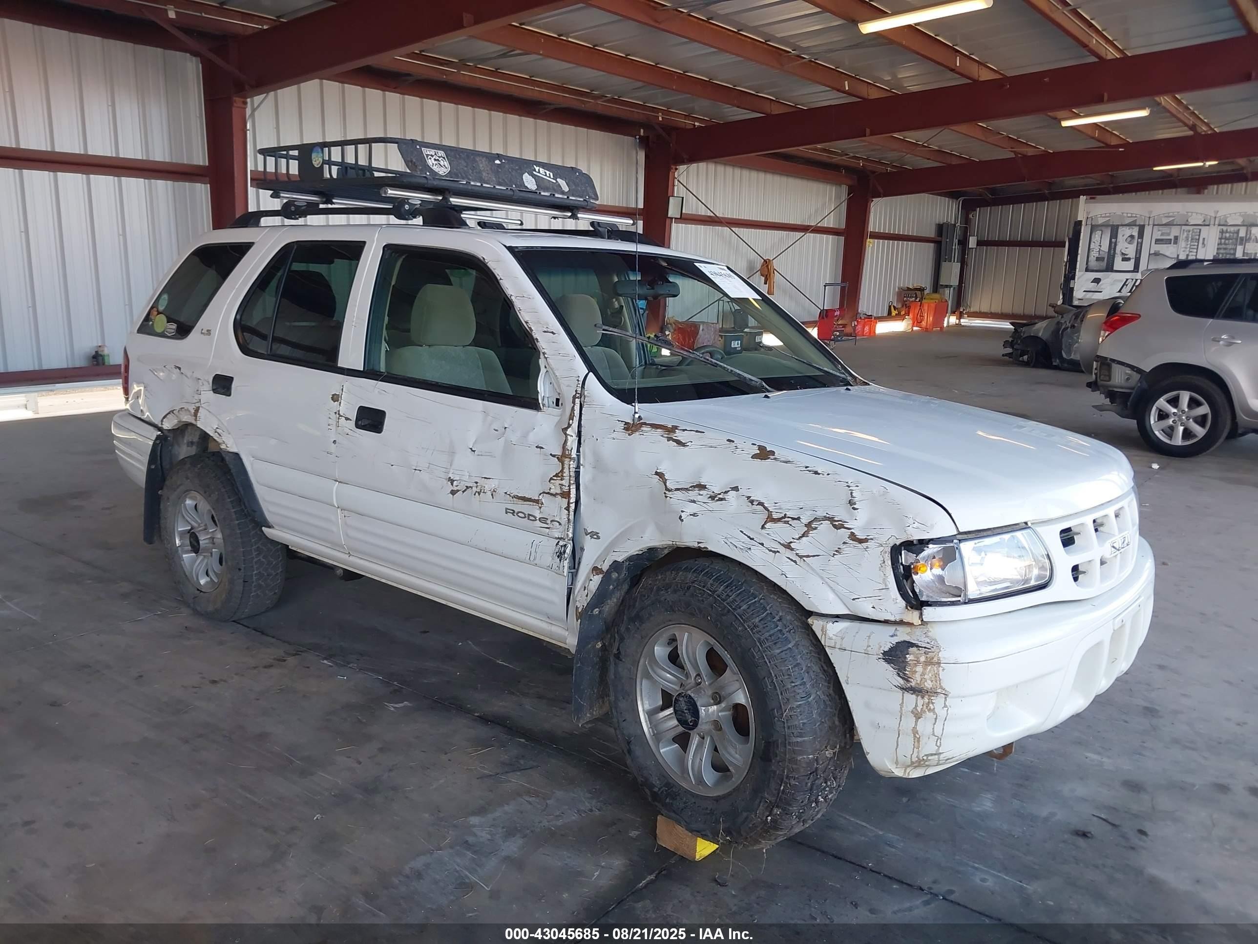 2001 Isuzu Rodeo Ls 3.2l V6/lse 3.2l V6/s 3.2l V6 White vin: 4S2CK58W814302096