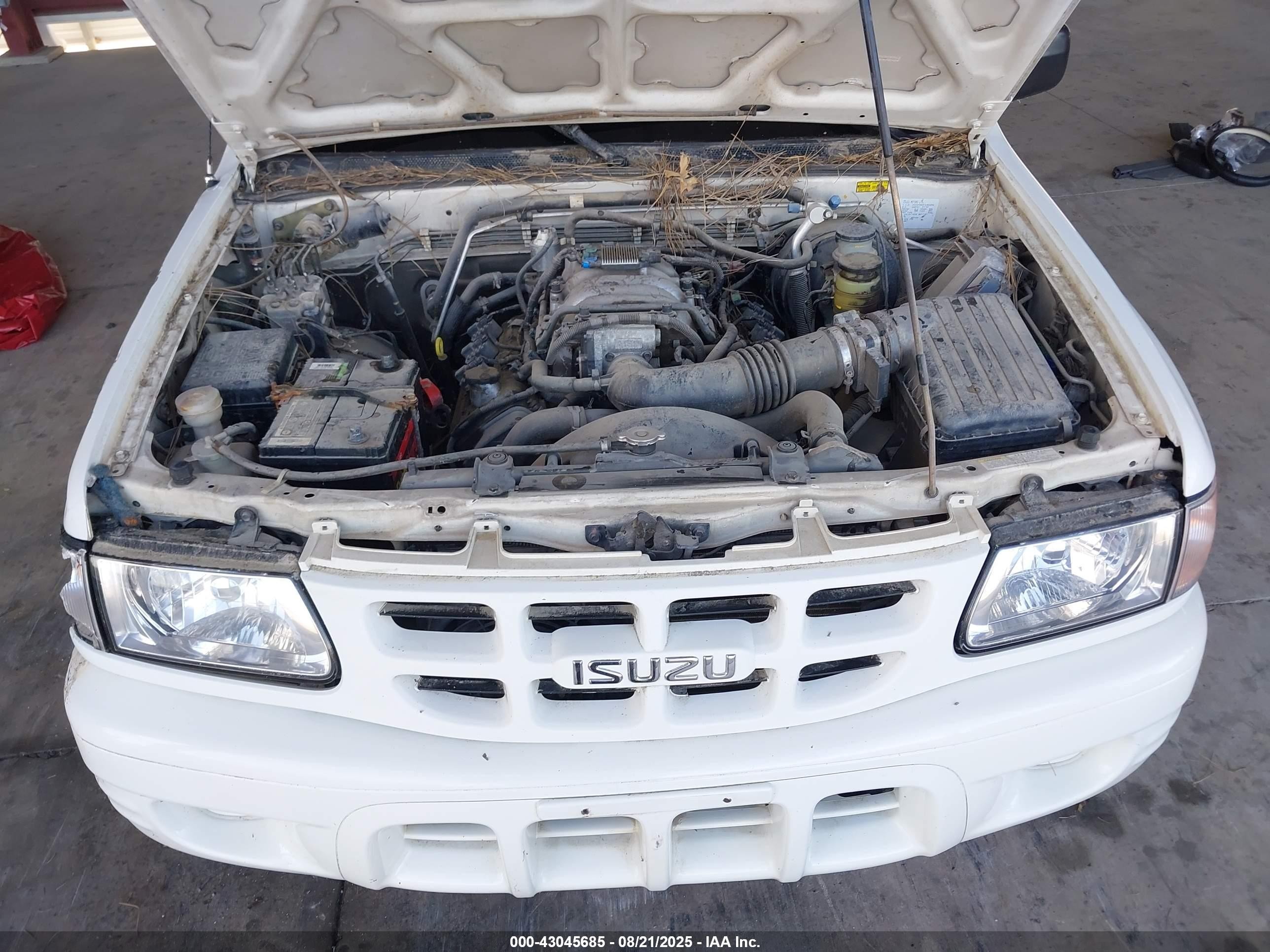 2001 Isuzu Rodeo Ls 3.2l V6/lse 3.2l V6/s 3.2l V6 White vin: 4S2CK58W814302096