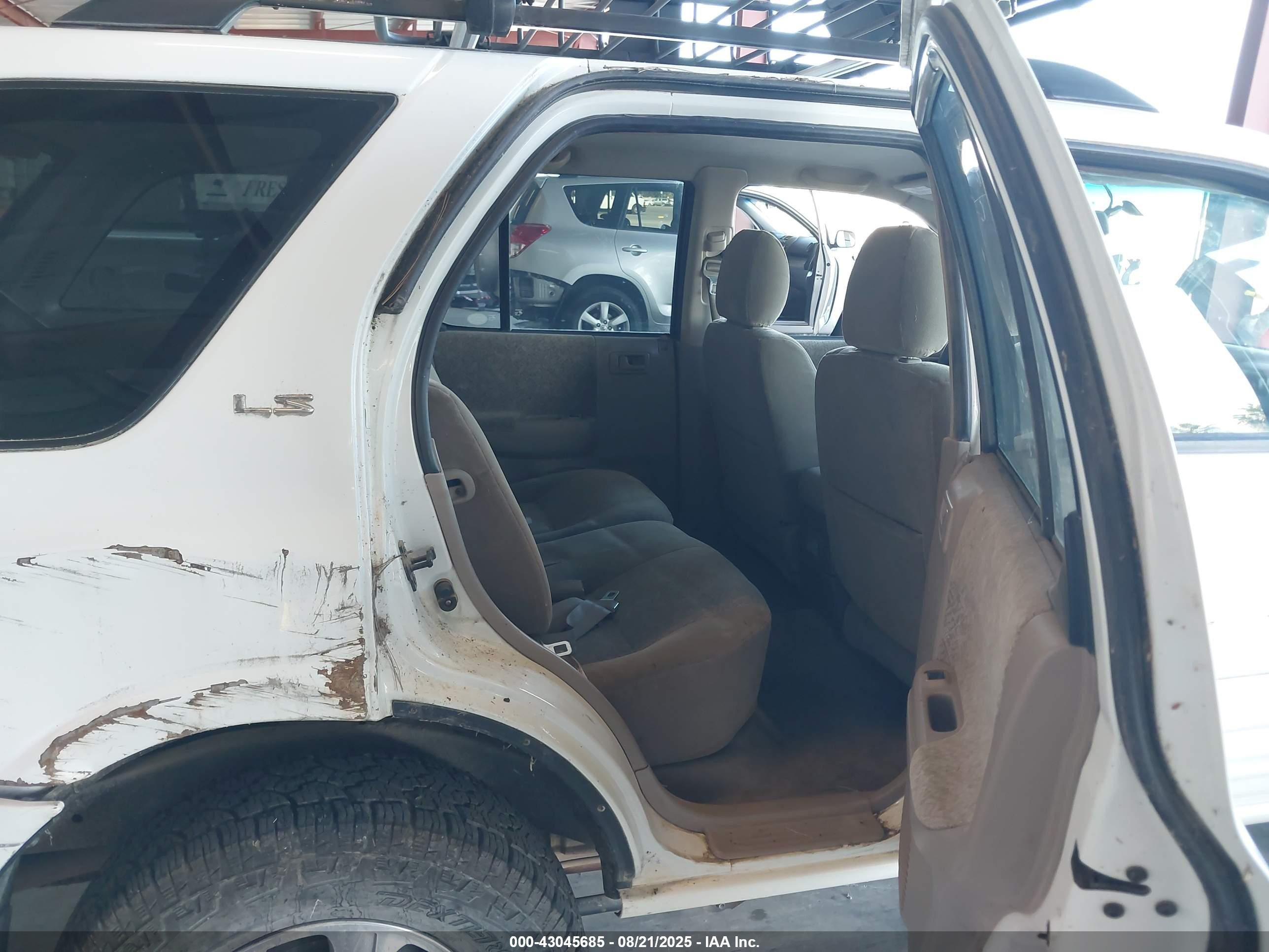 2001 Isuzu Rodeo Ls 3.2l V6/lse 3.2l V6/s 3.2l V6 White vin: 4S2CK58W814302096