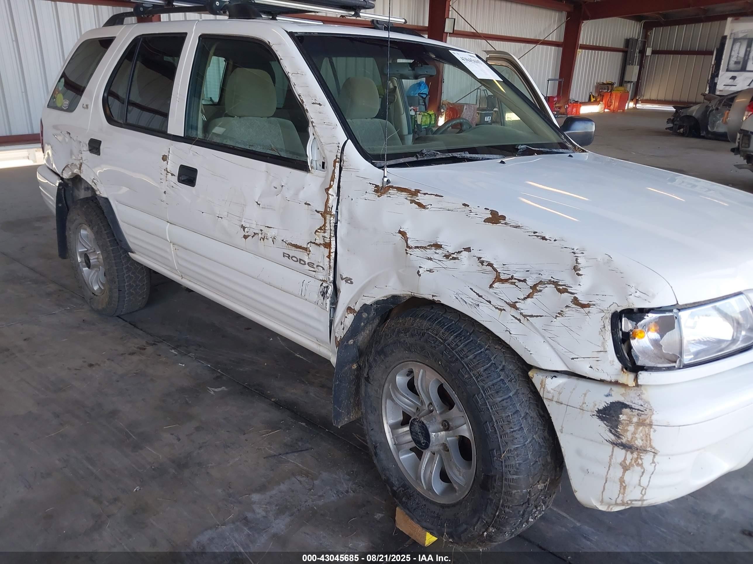 2001 Isuzu Rodeo Ls 3.2l V6/lse 3.2l V6/s 3.2l V6 White vin: 4S2CK58W814302096