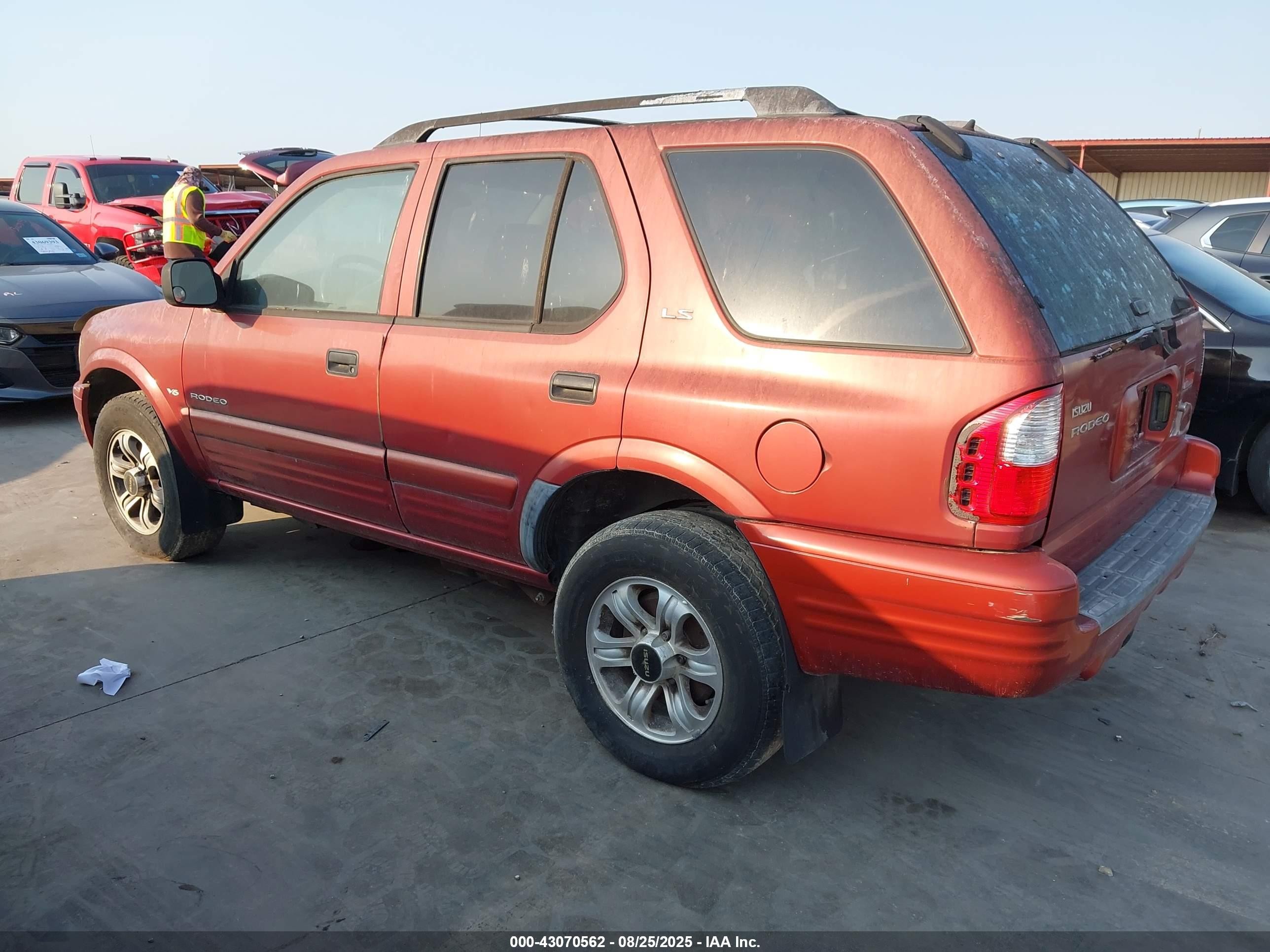 2001 Isuzu Rodeo Ls 3.2l V6/lse 3.2l V6/s 3.2l V6 Maroon vin: 4S2CK58W814312403