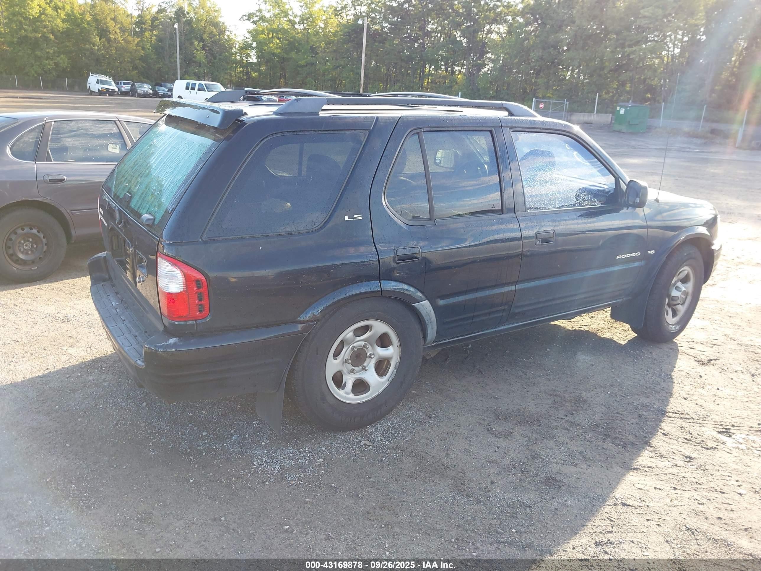 2001 Isuzu Rodeo Ls 3.2l V6/lse 3.2l V6/s 3.2l V6 Black vin: 4S2CK58W914322440