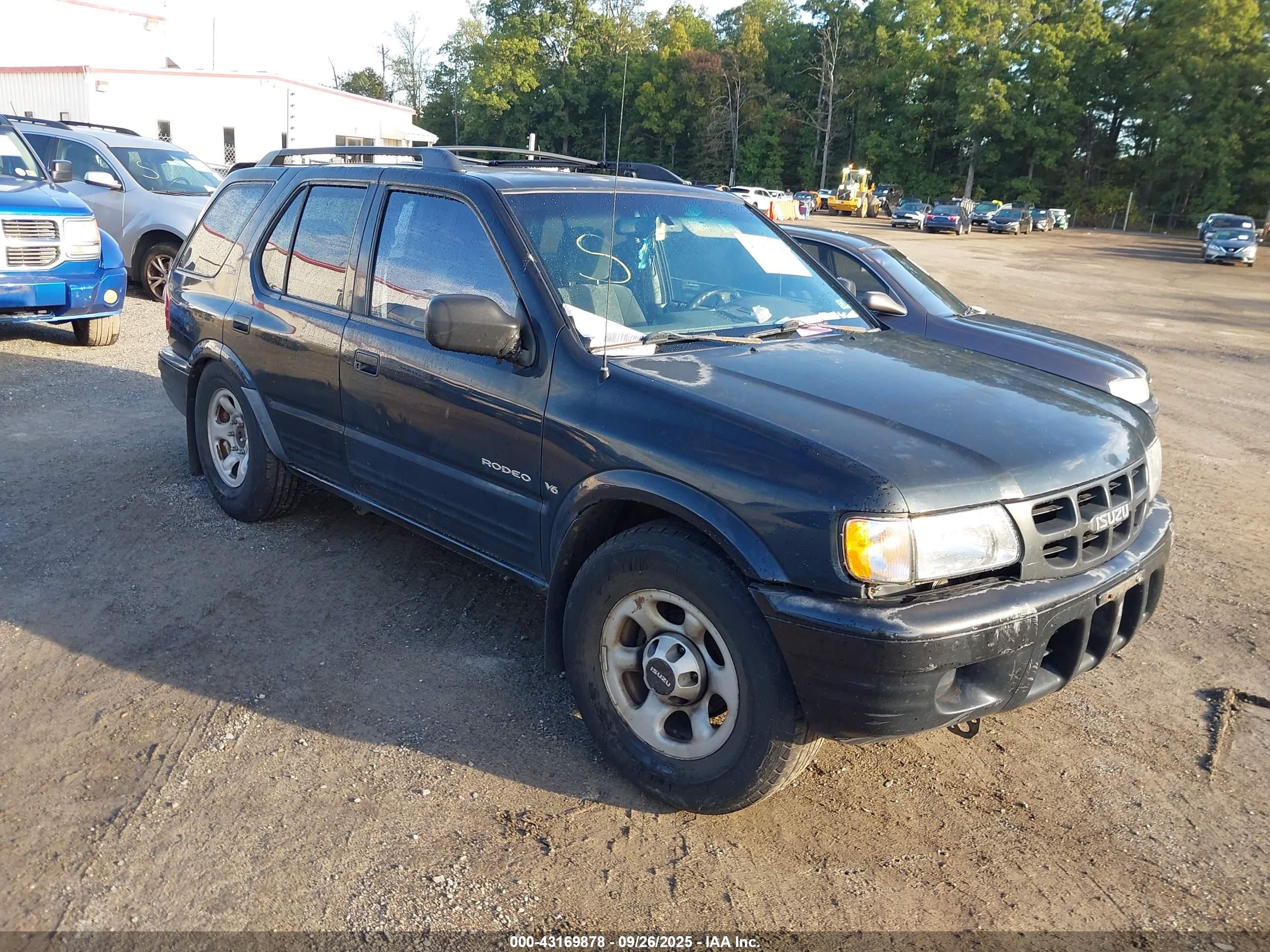 2001 Isuzu Rodeo Ls 3.2l V6/lse 3.2l V6/s 3.2l V6 Black vin: 4S2CK58W914322440