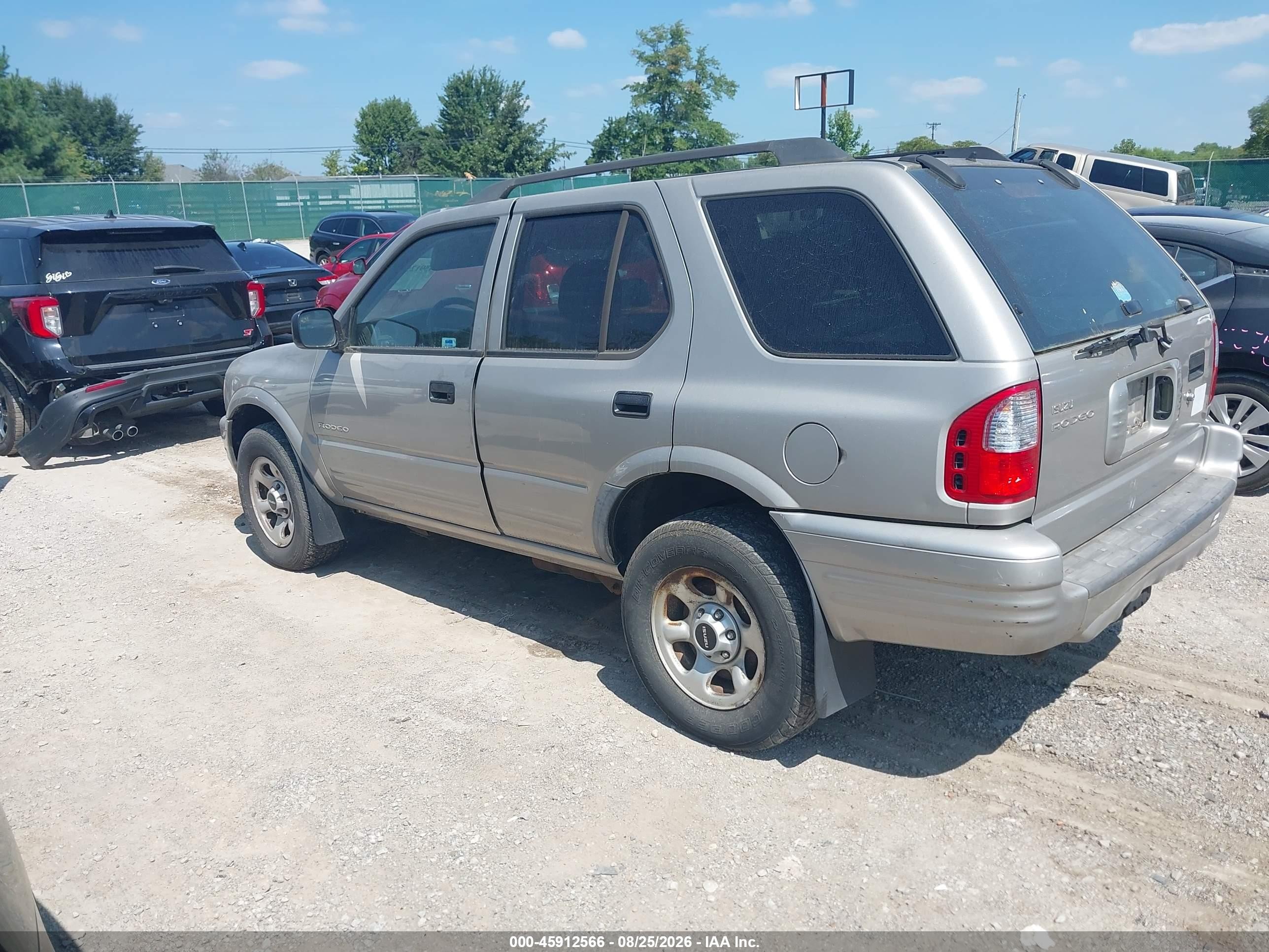 2004 Isuzu Rodeo S 3.2l V6 Gold vin: 4S2CK58W944309644