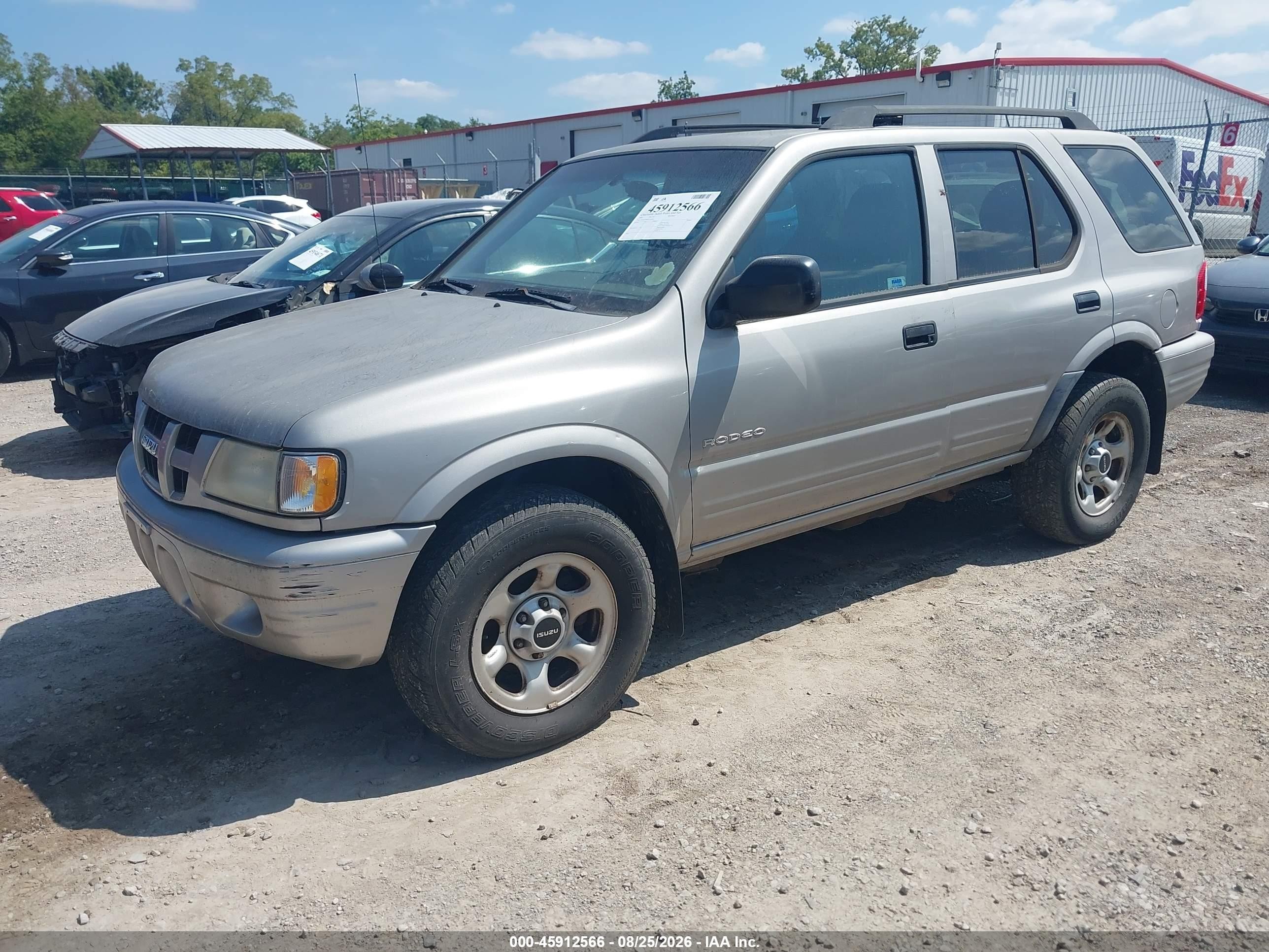 2004 Isuzu Rodeo S 3.2l V6 Gold vin: 4S2CK58W944309644