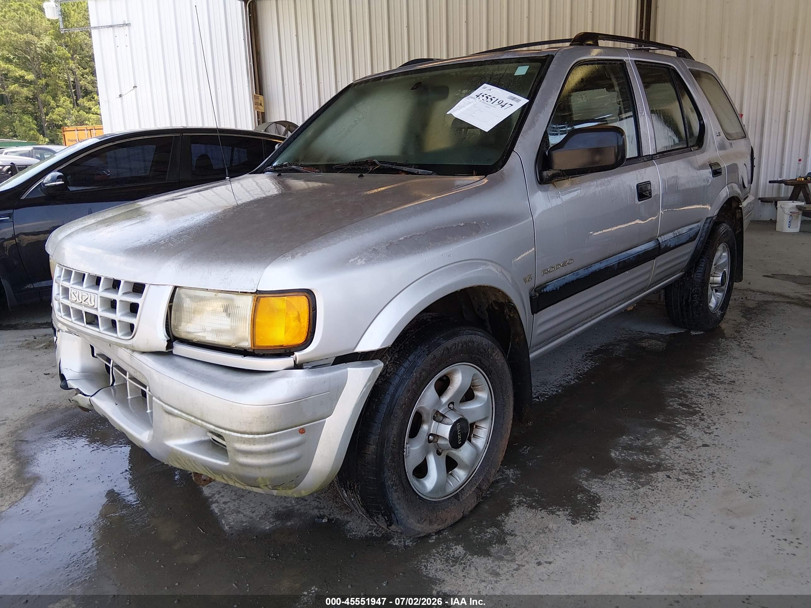 1999 Isuzu Rodeo Ls/lse/s 3.2l Silver vin: 4S2CK58W9X4319854