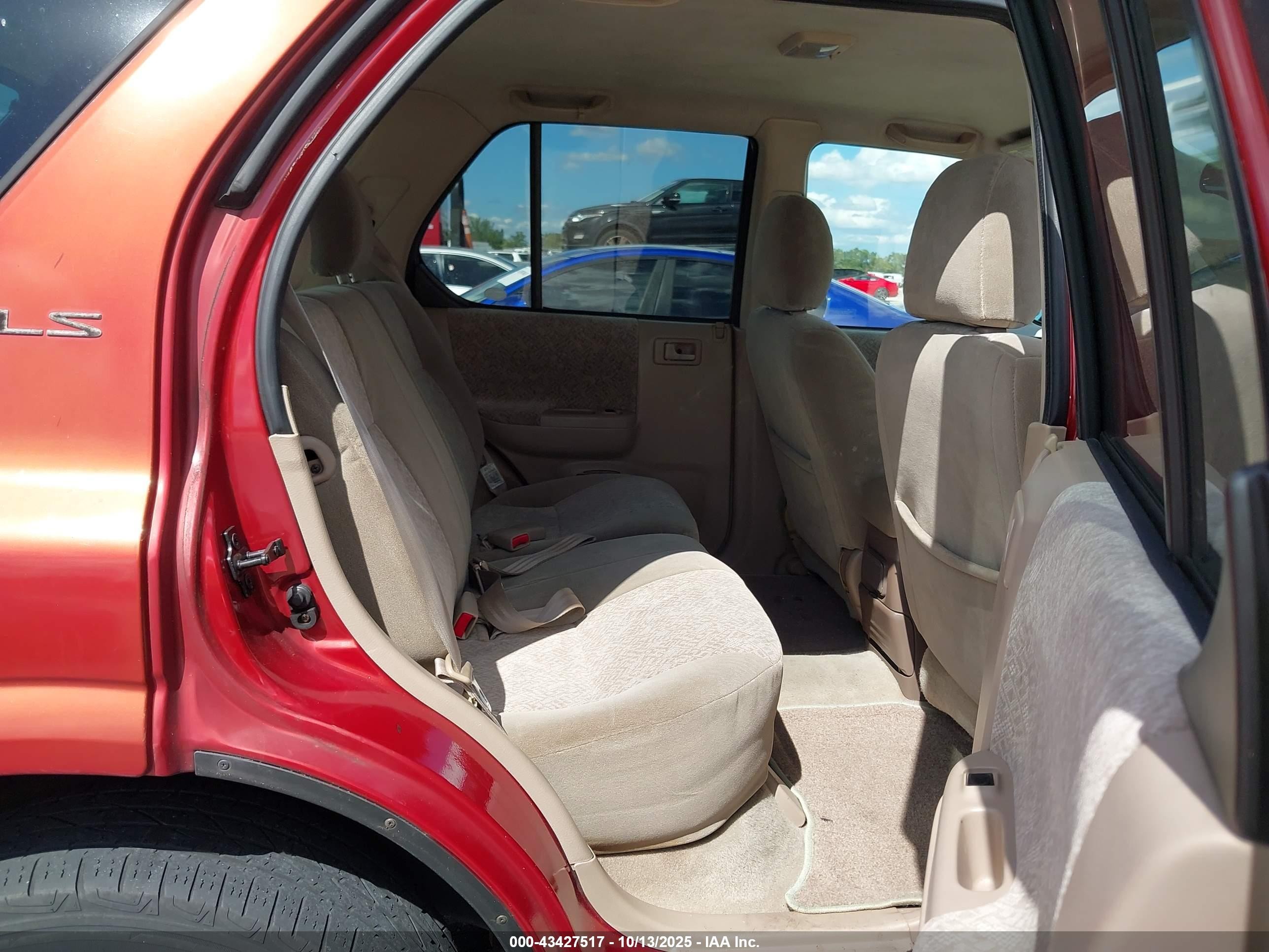 2001 Isuzu Rodeo Ls 3.2l V6/lse 3.2l V6/s 3.2l V6 Red vin: 4S2CK58WX14335326