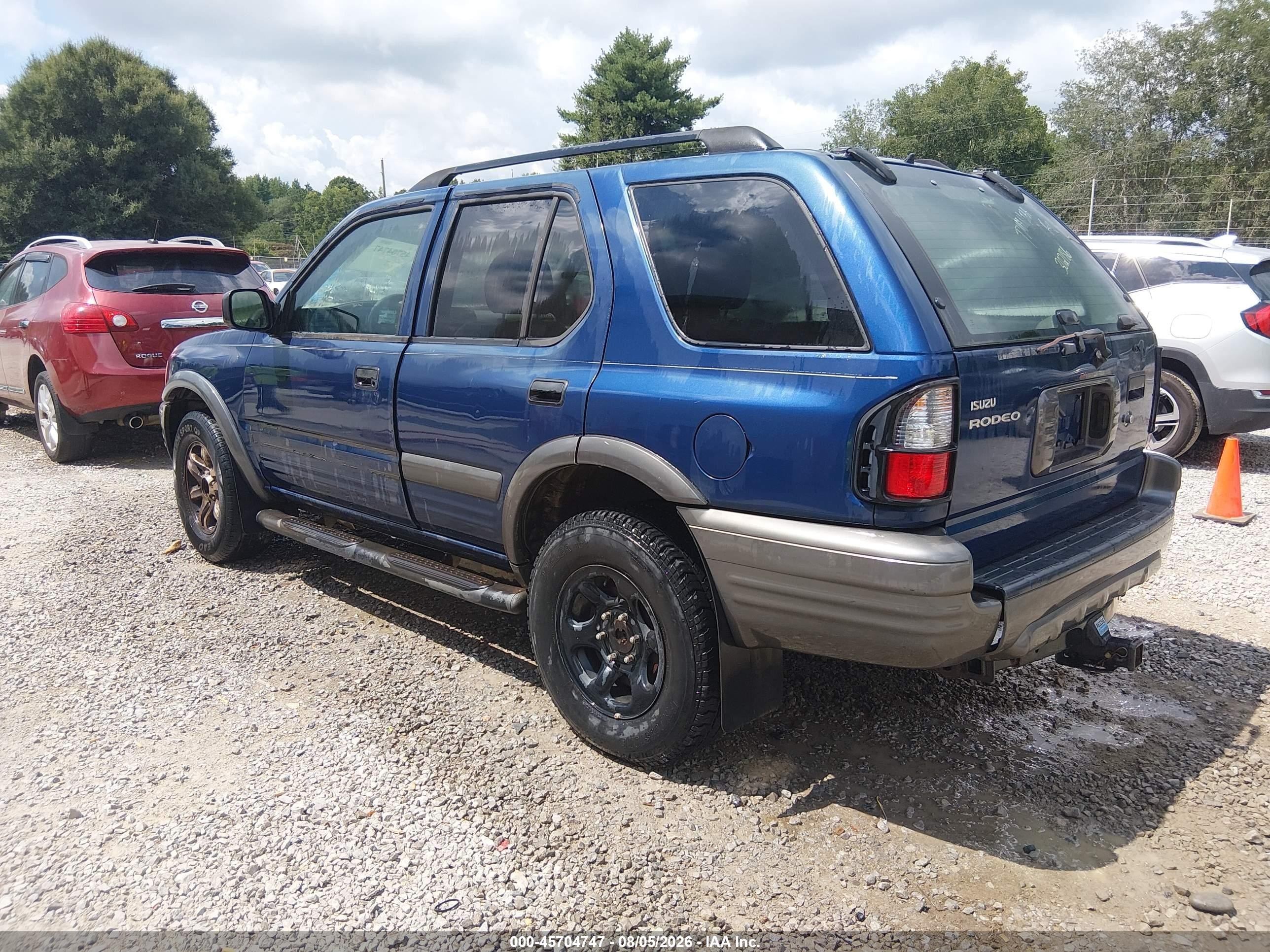 2004 Isuzu Rodeo S 3.5l V6 Blue vin: 4S2CK58Y144302186