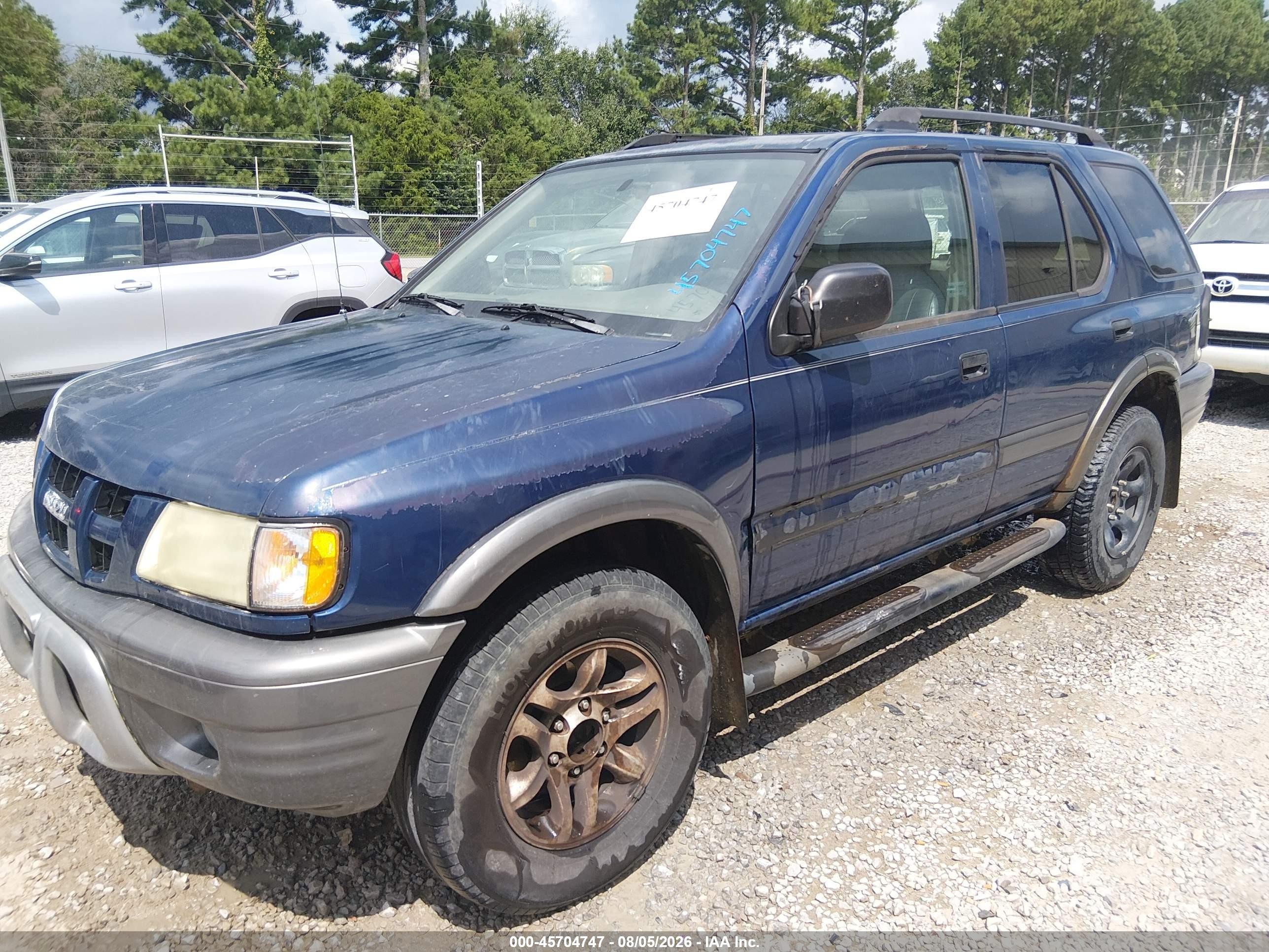 2004 Isuzu Rodeo S 3.5l V6 Blue vin: 4S2CK58Y144302186