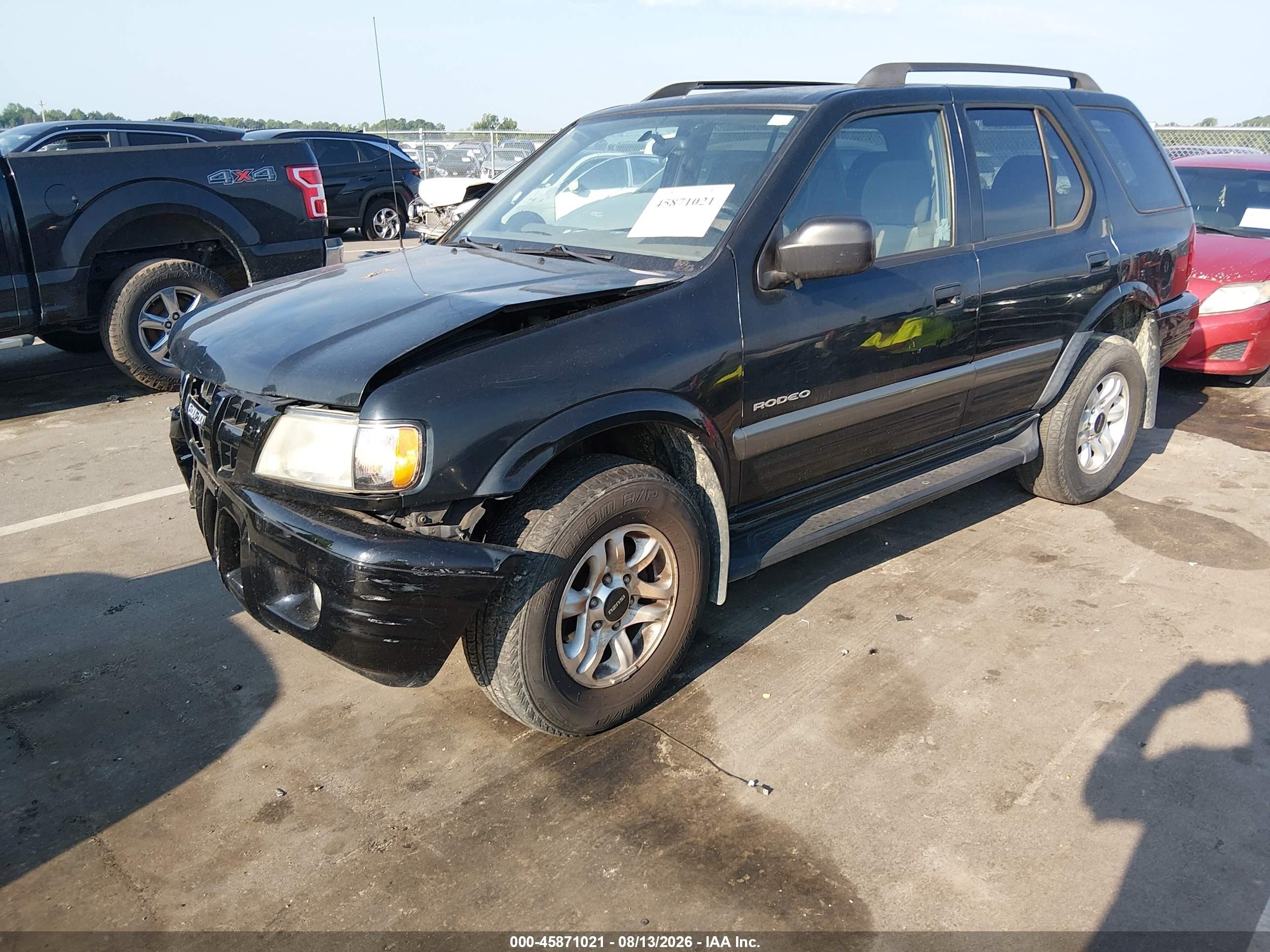 2004 Isuzu Rodeo S 3.5l V6 Black vin: 4S2CK58Y244304464