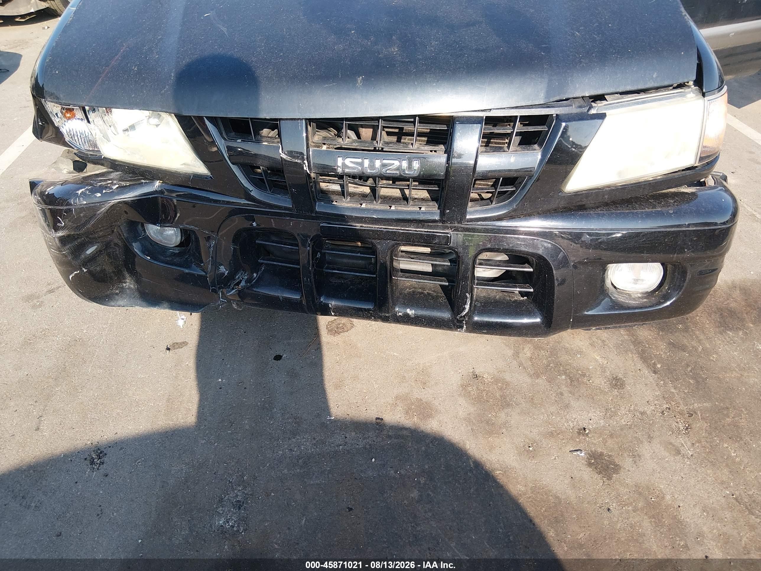 2004 Isuzu Rodeo S 3.5l V6 Black vin: 4S2CK58Y244304464