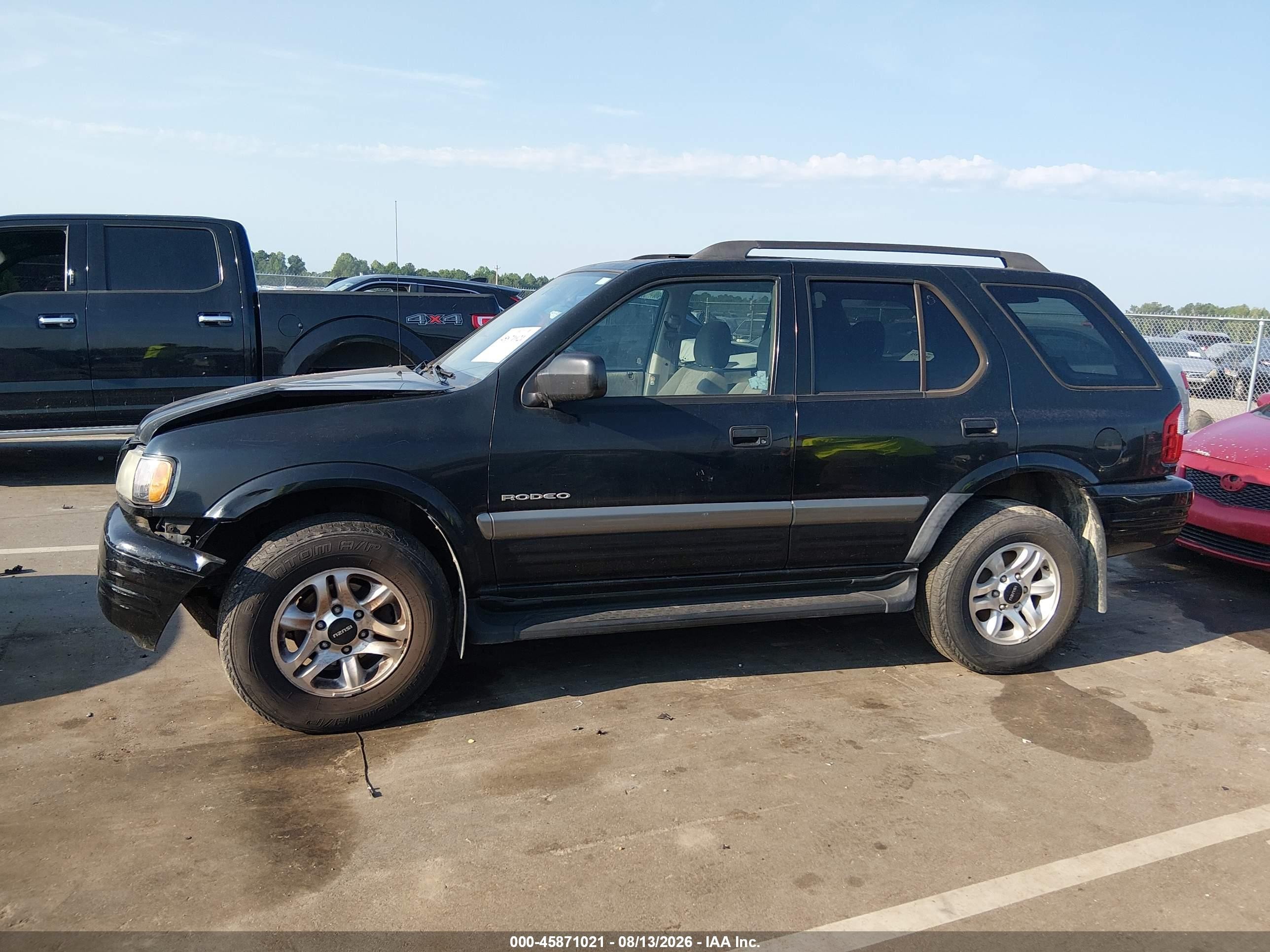 2004 Isuzu Rodeo S 3.5l V6 Black vin: 4S2CK58Y244304464