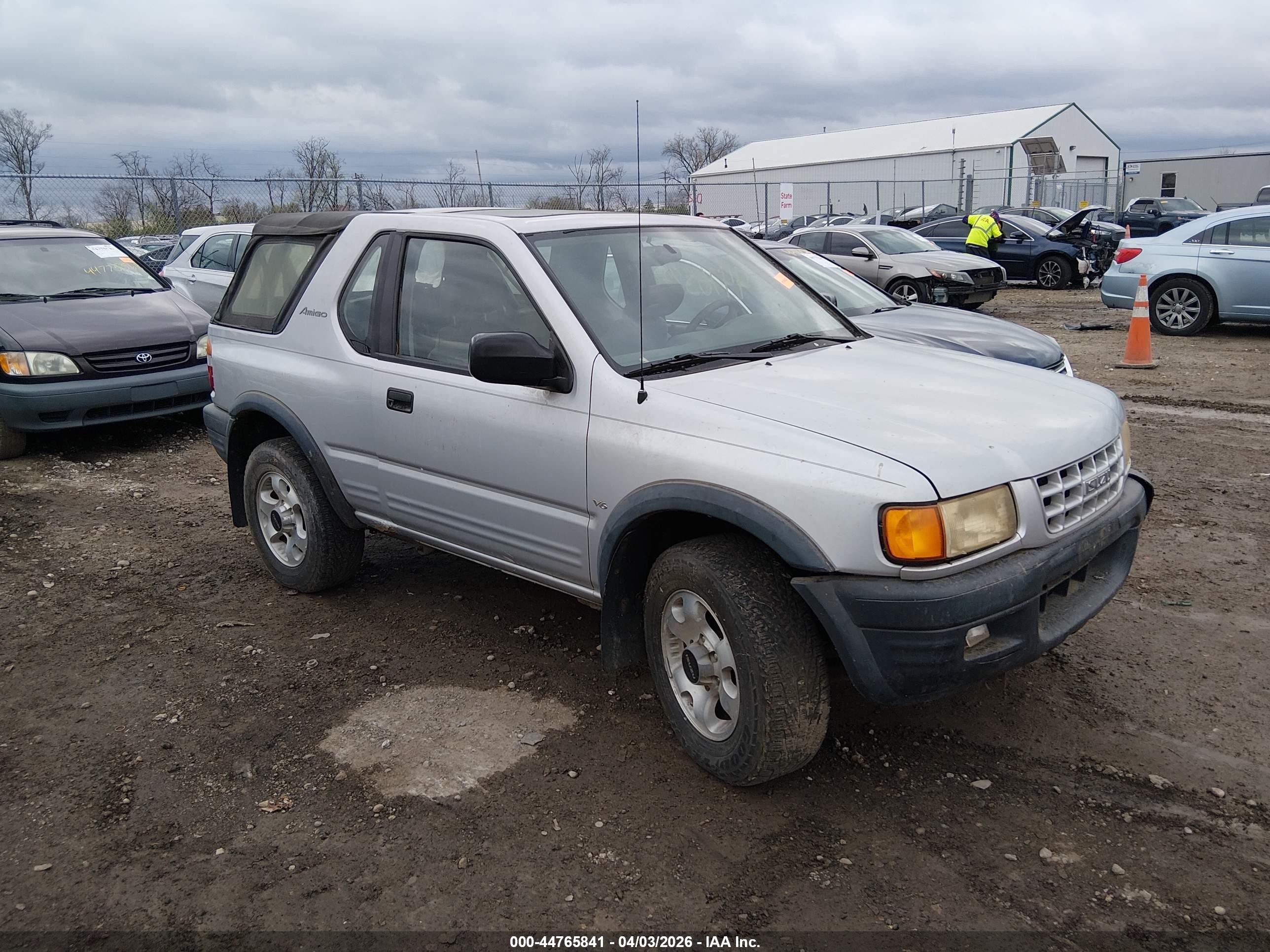1999 Isuzu Amigo S 3.2l V6 Hard Top/s 3.2l V6 Soft Top Silver vin: 4S2CM57W1X4332545
