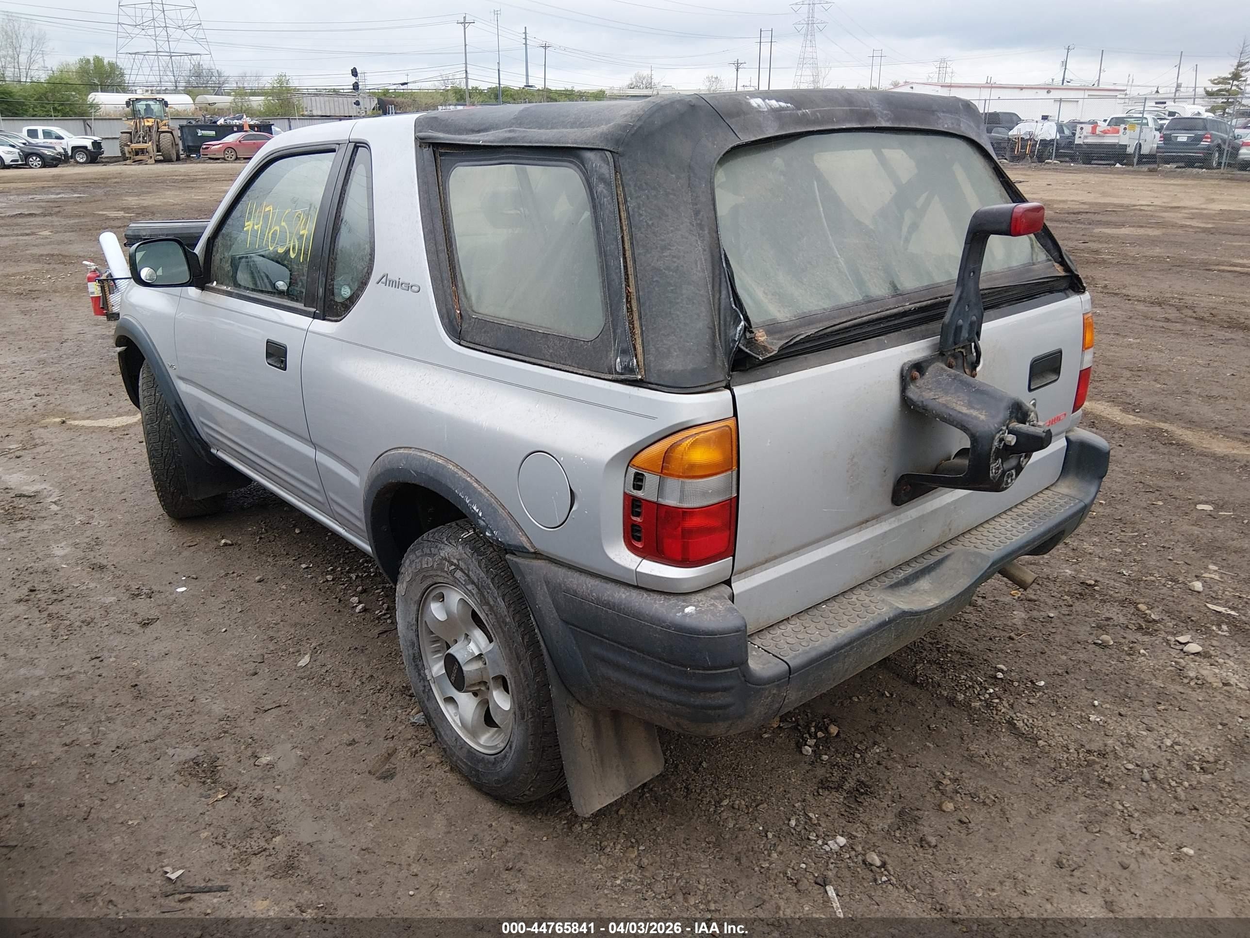 1999 Isuzu Amigo S 3.2l V6 Hard Top/s 3.2l V6 Soft Top Silver vin: 4S2CM57W1X4332545