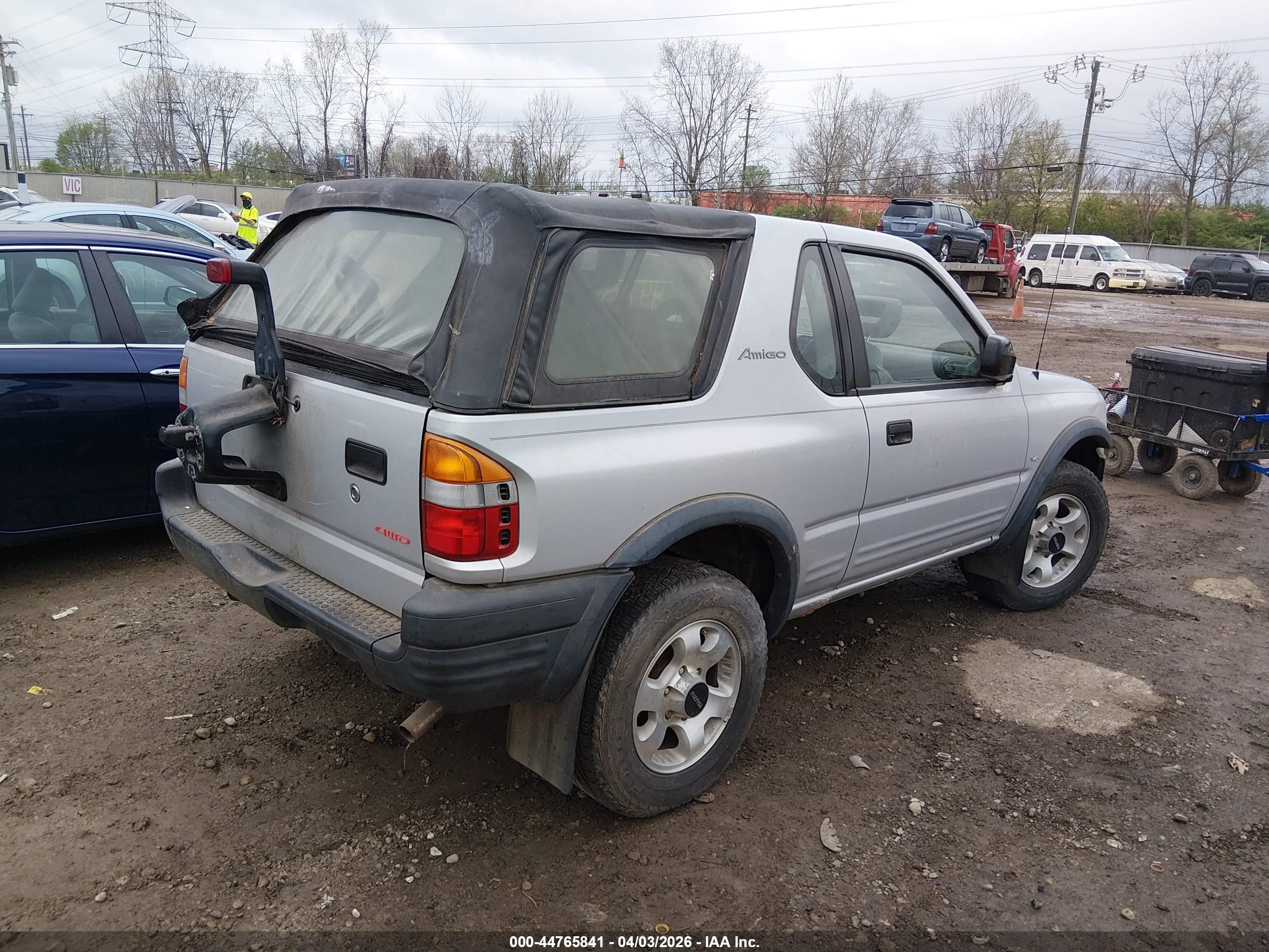1999 Isuzu Amigo S 3.2l V6 Hard Top/s 3.2l V6 Soft Top Silver vin: 4S2CM57W1X4332545