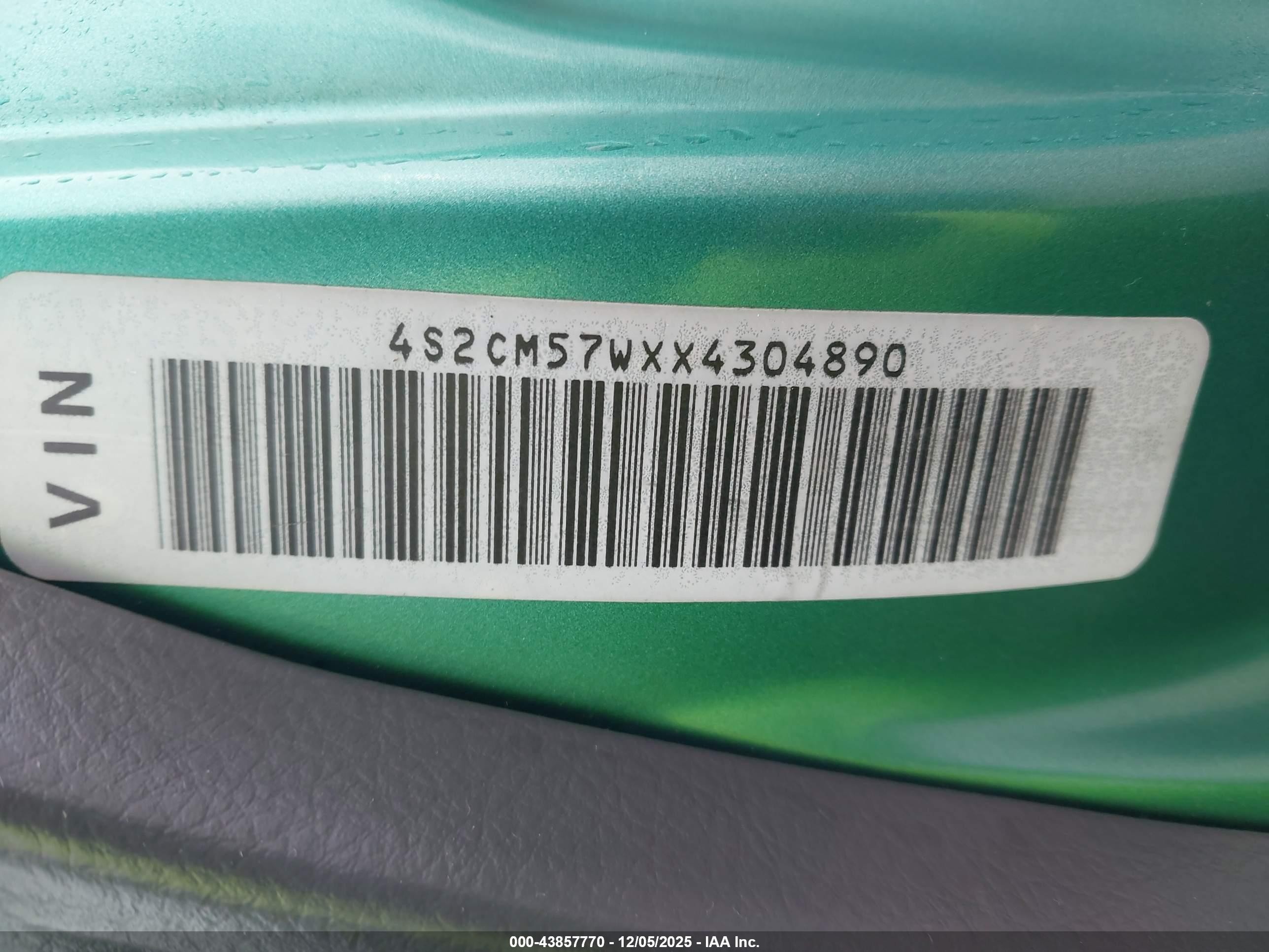 1999 Isuzu Amigo S 3.2l V6 Hard Top/s 3.2l V6 Soft Top Green vin: 4S2CM57WXX4304890