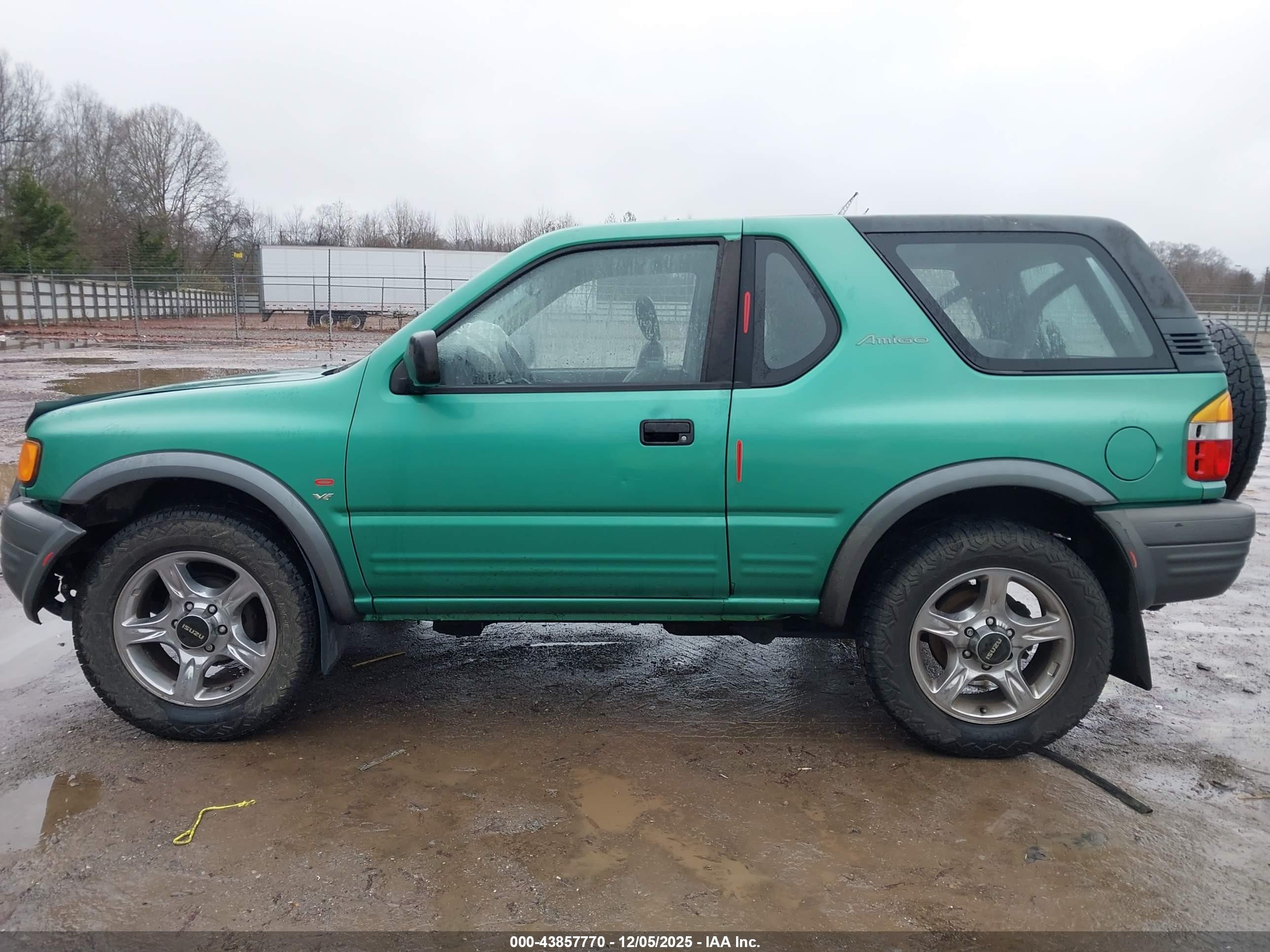 1999 Isuzu Amigo S 3.2l V6 Hard Top/s 3.2l V6 Soft Top Green vin: 4S2CM57WXX4304890