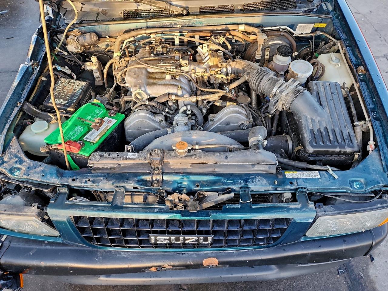 1997 Isuzu Rodeo S Green vin: 4S2CM58V1V4337554