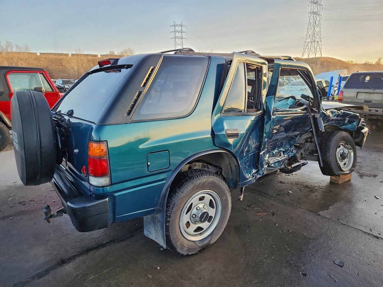1997 Isuzu Rodeo S Green vin: 4S2CM58V1V4337554