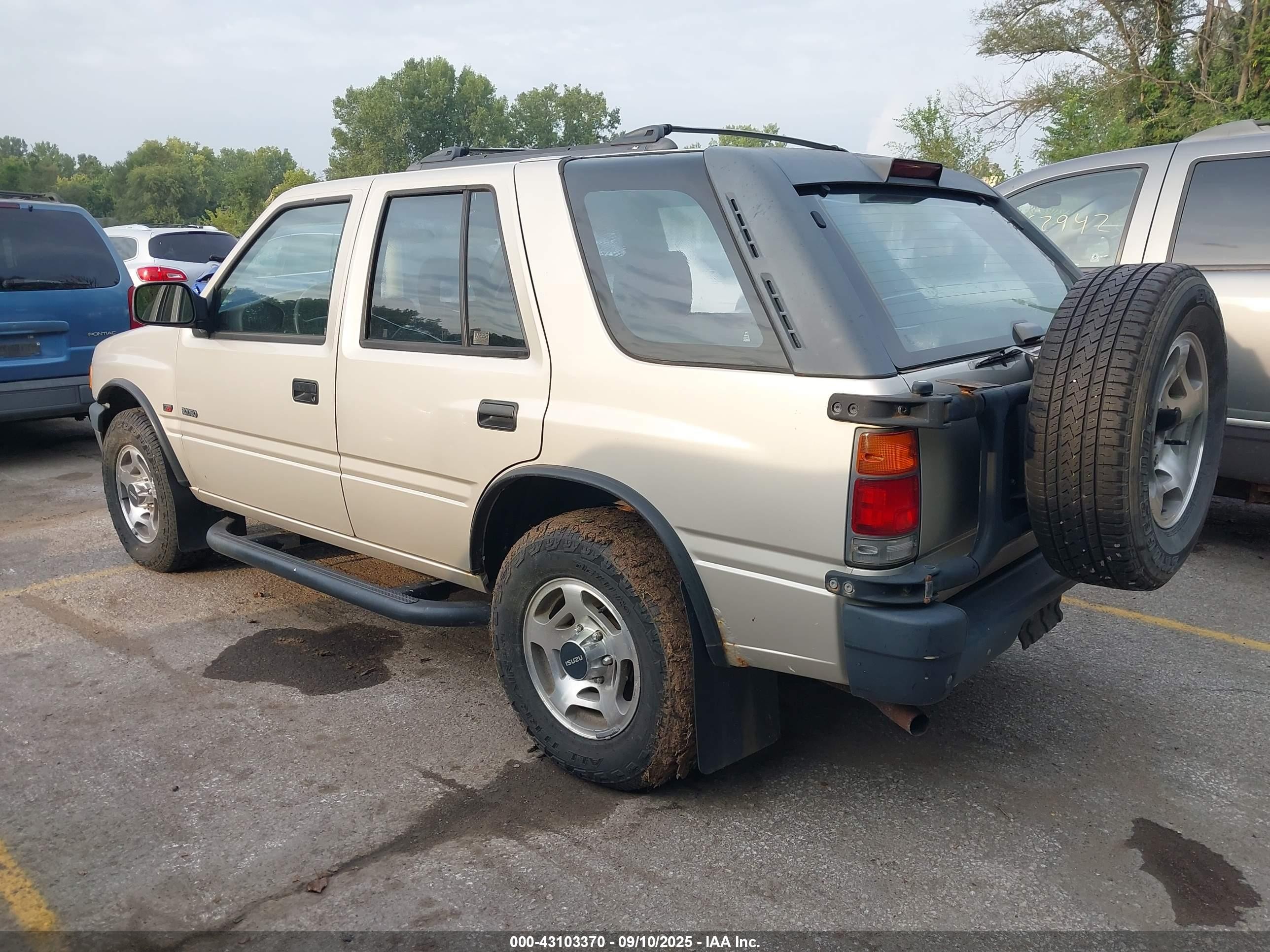 1997 Isuzu Rodeo Ls 3.2l/s 3.2l Beige vin: 4S2CM58V6V4301438