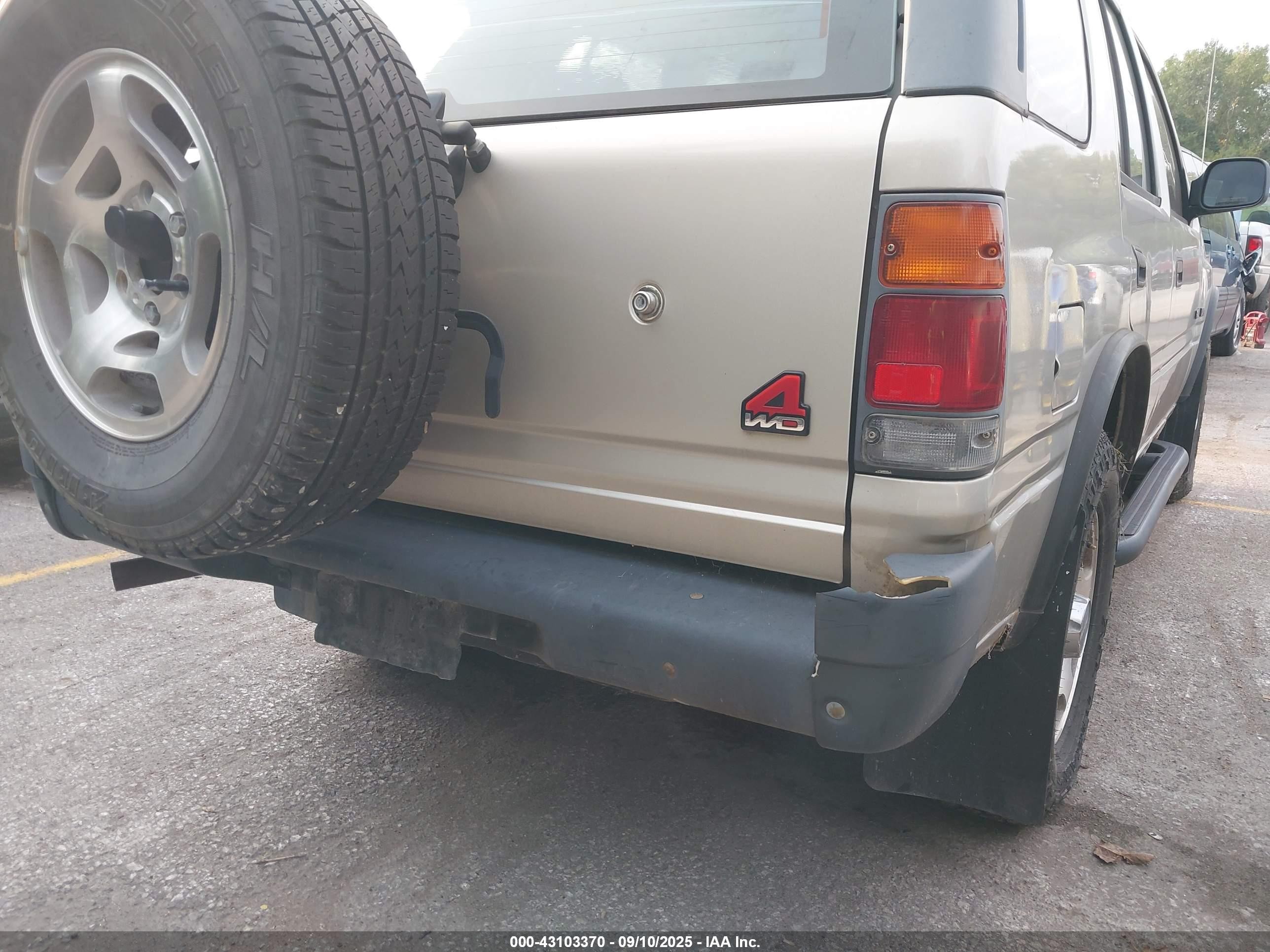 1997 Isuzu Rodeo Ls 3.2l/s 3.2l Beige vin: 4S2CM58V6V4301438