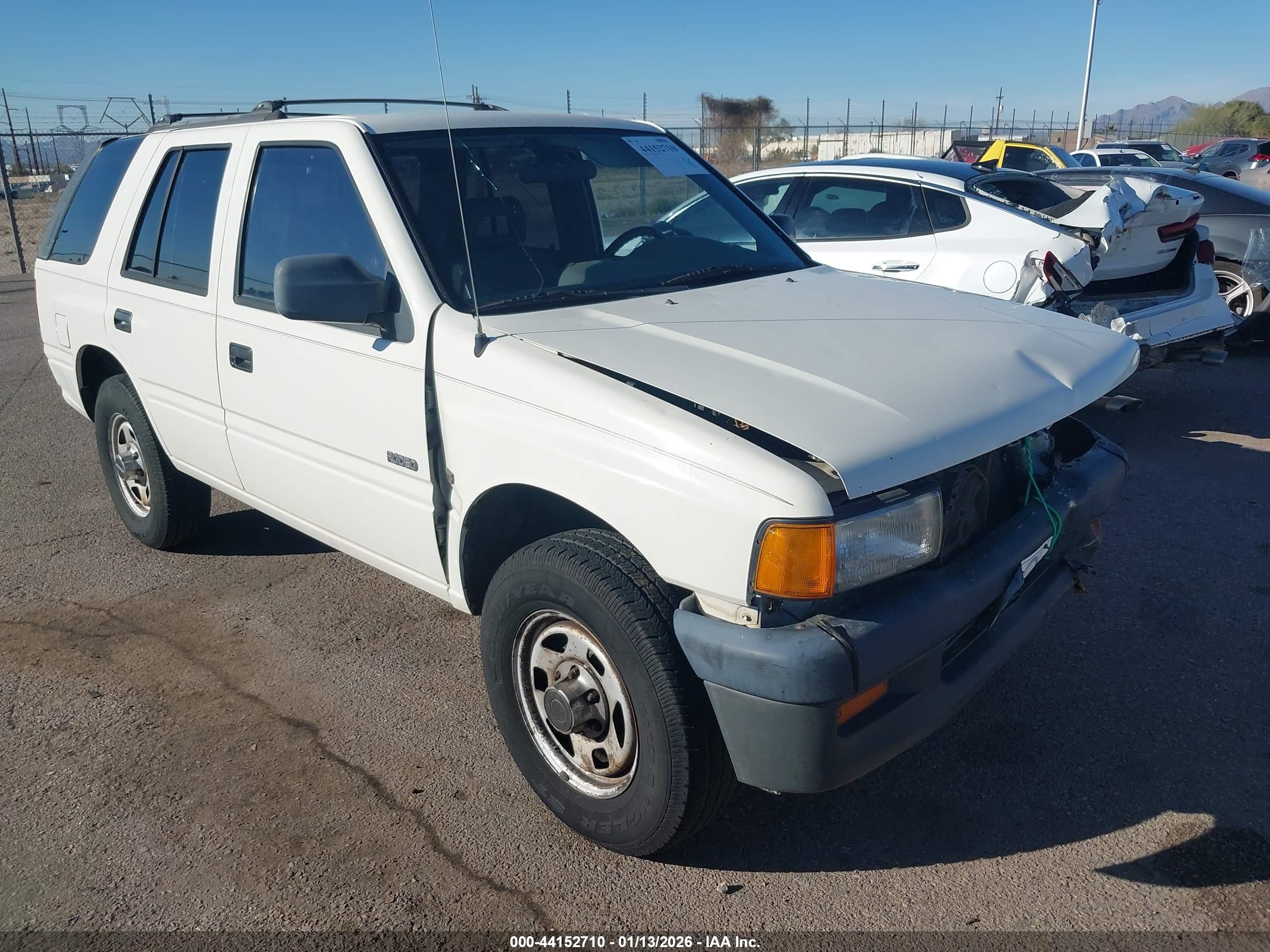 1997 Isuzu Rodeo Ls 3.2l/s 3.2l White vin: 4S2CM58V8V4336885