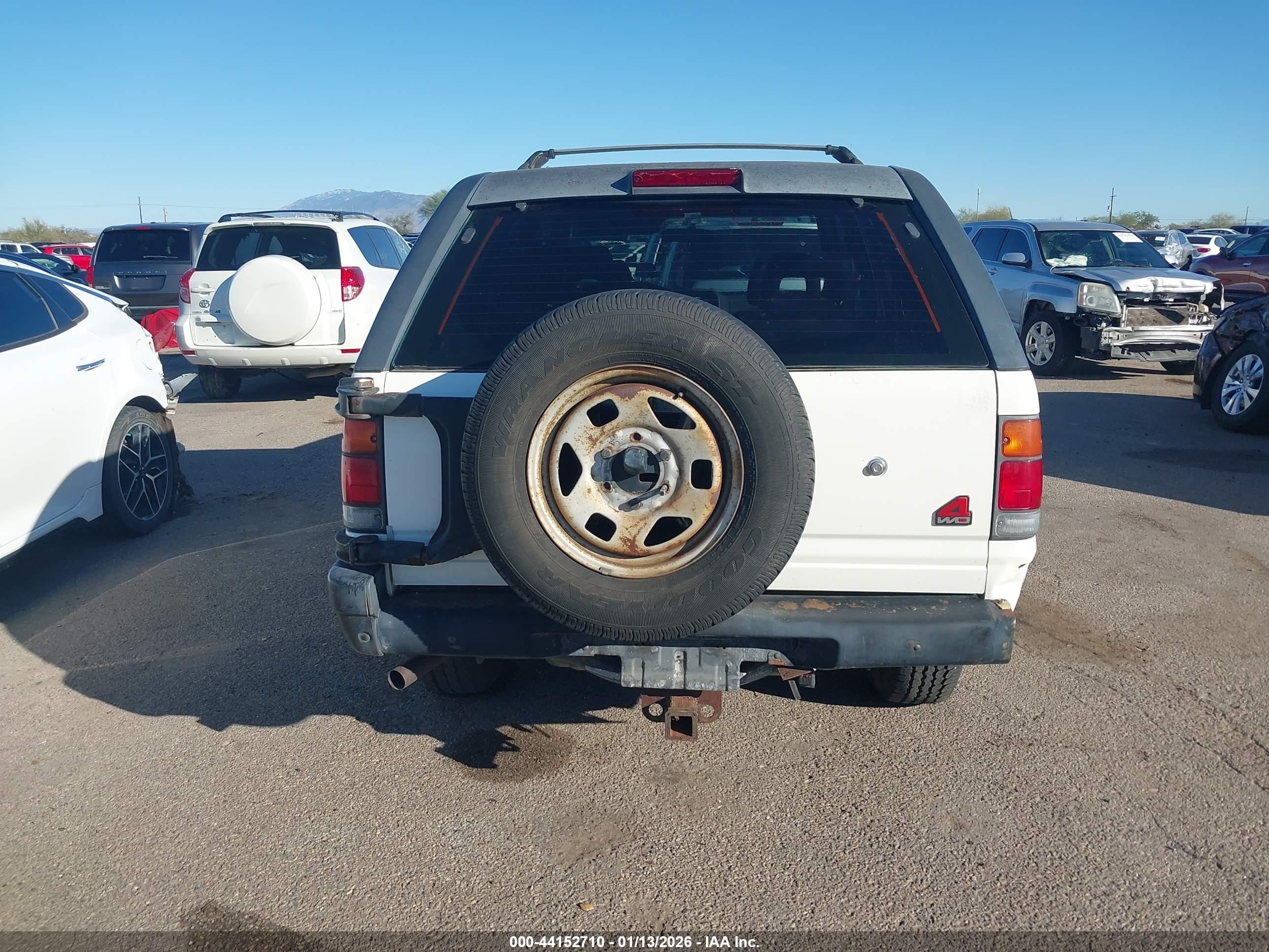 1997 Isuzu Rodeo Ls 3.2l/s 3.2l White vin: 4S2CM58V8V4336885
