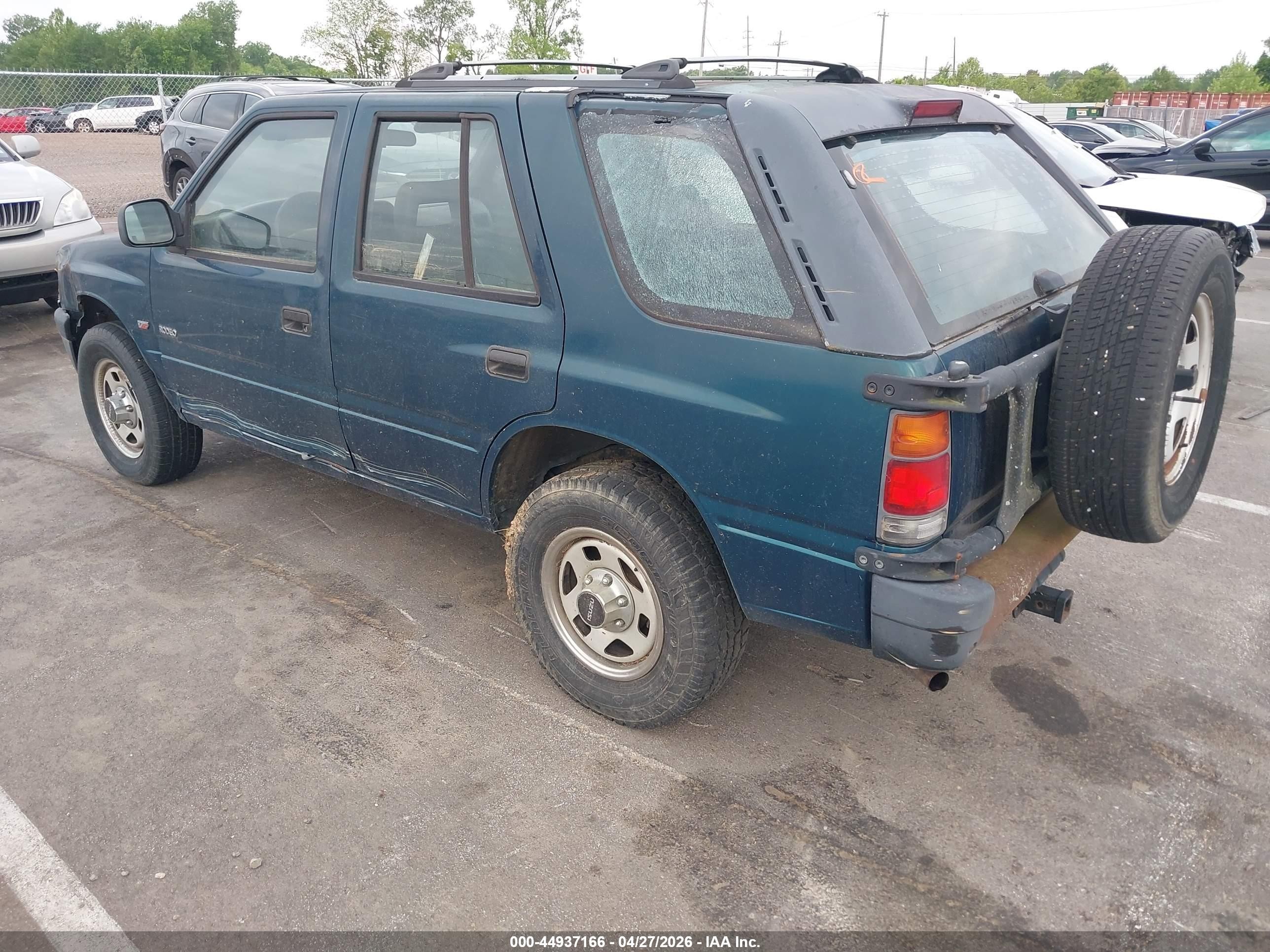 1997 Isuzu Rodeo Ls 3.2l/s 3.2l Green vin: 4S2CM58V9V4345756
