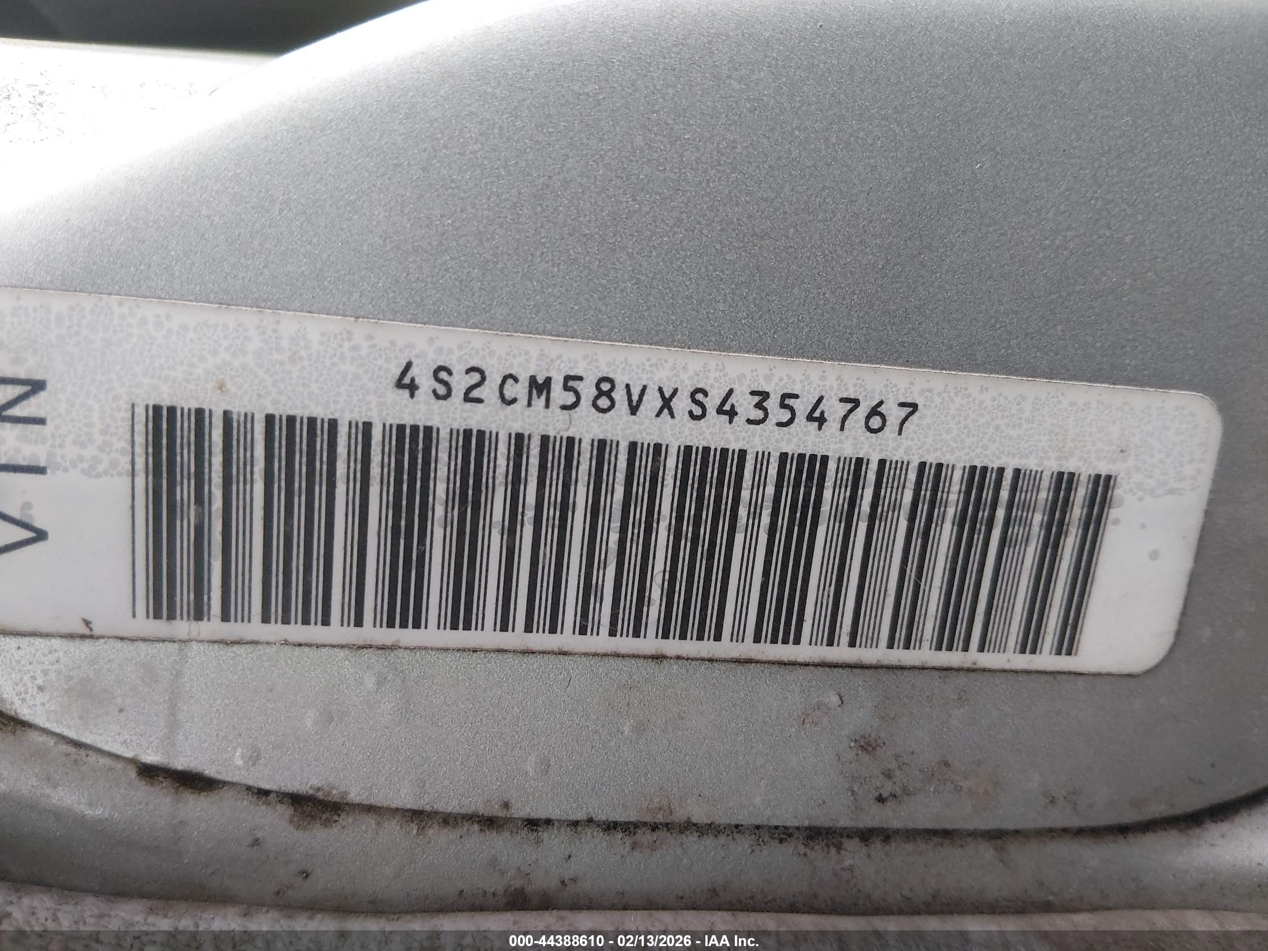 1995 Isuzu Rodeo S/ls Gray vin: 4S2CM58VXS4354767