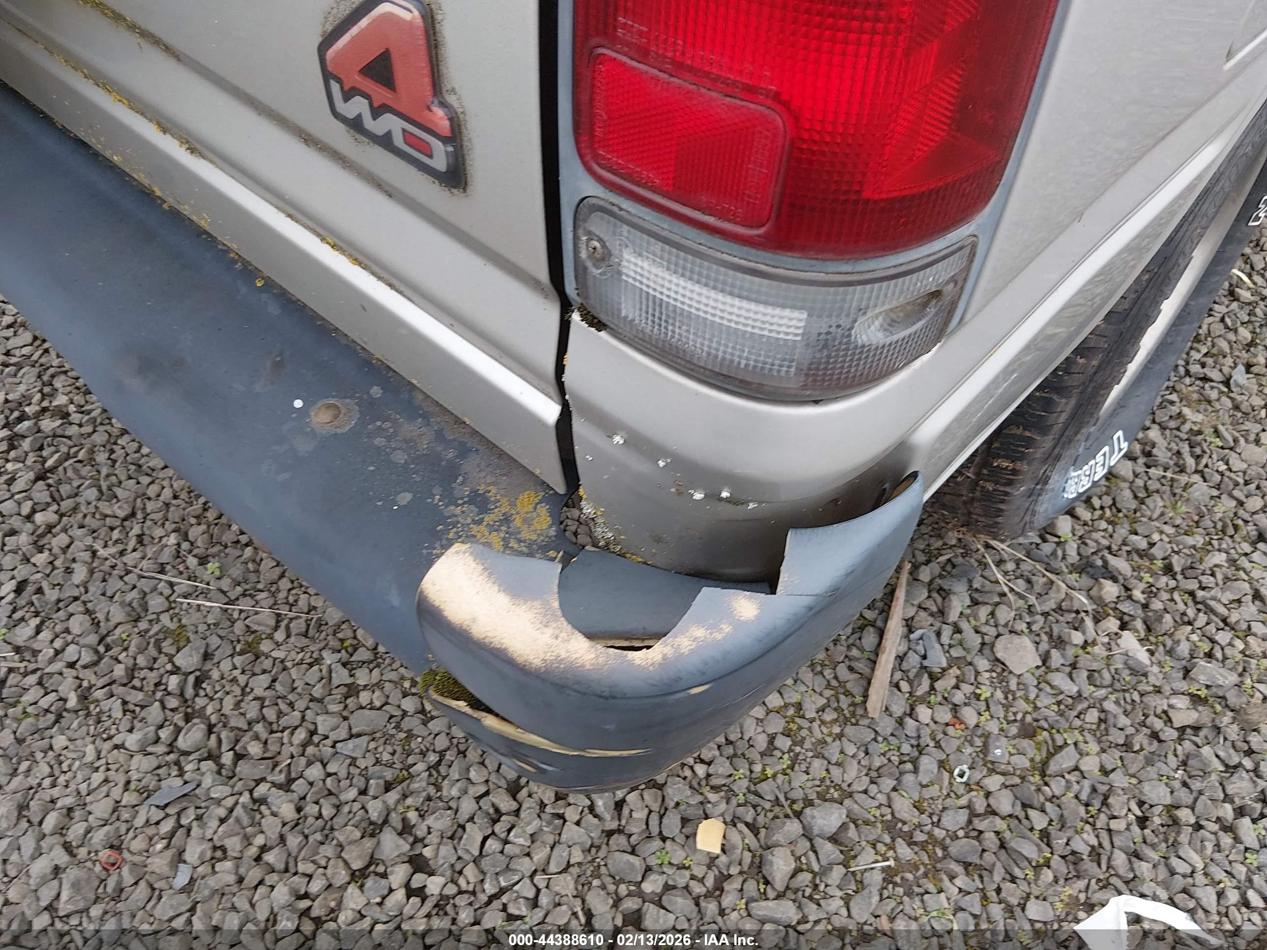 1995 Isuzu Rodeo S/ls Gray vin: 4S2CM58VXS4354767