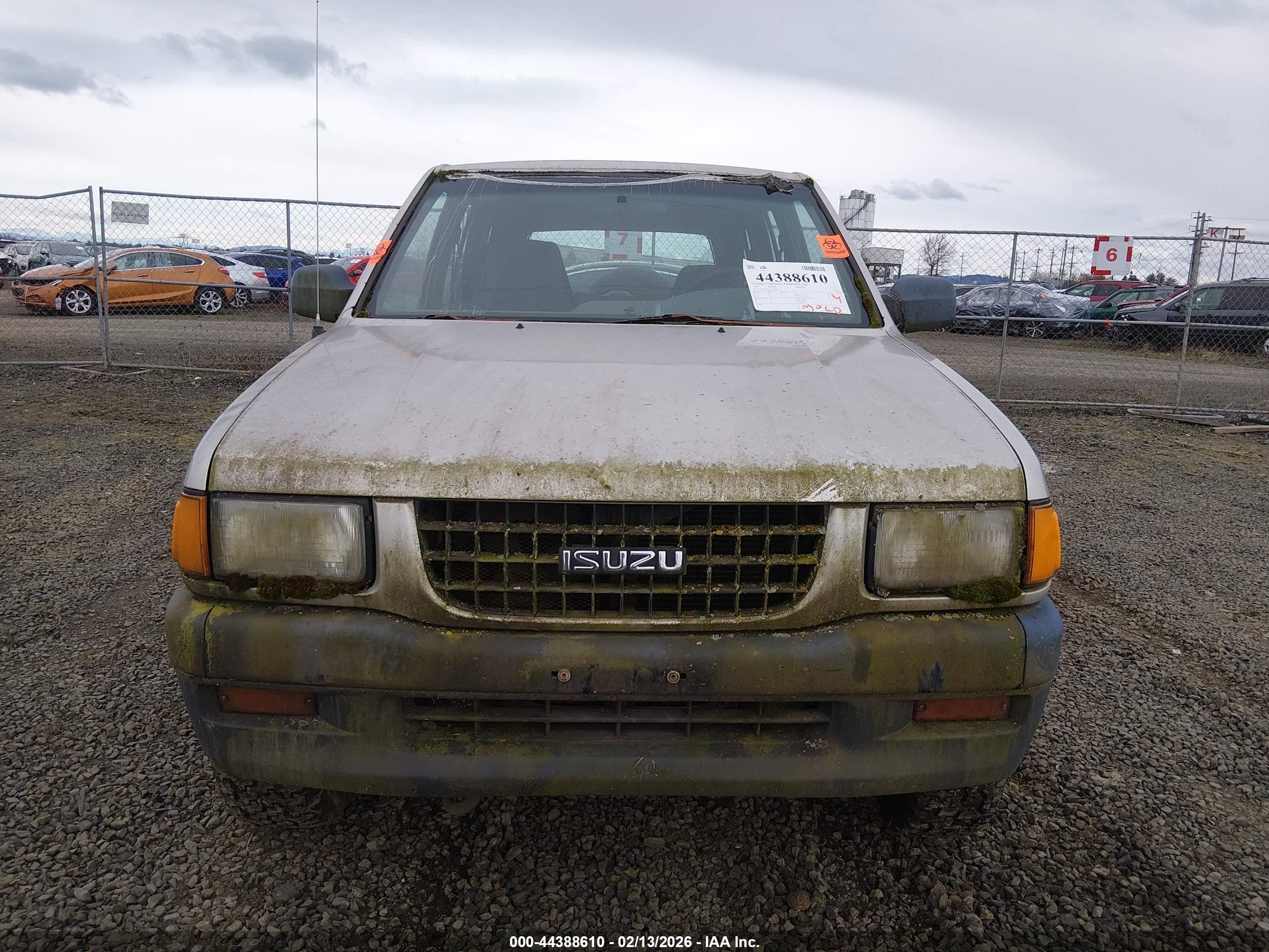 1995 Isuzu Rodeo S/ls Gray vin: 4S2CM58VXS4354767