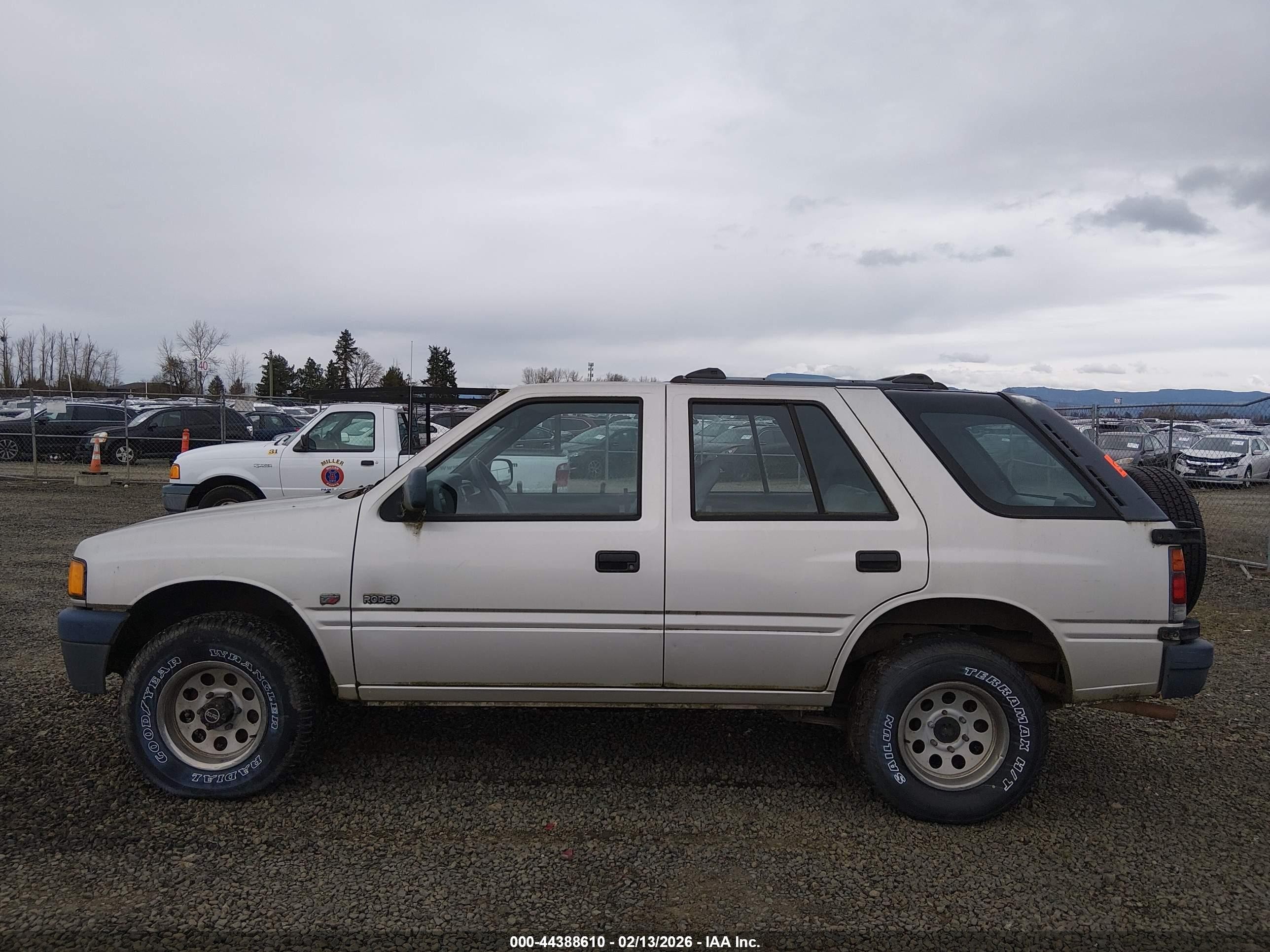 1995 Isuzu Rodeo S/ls Gray vin: 4S2CM58VXS4354767