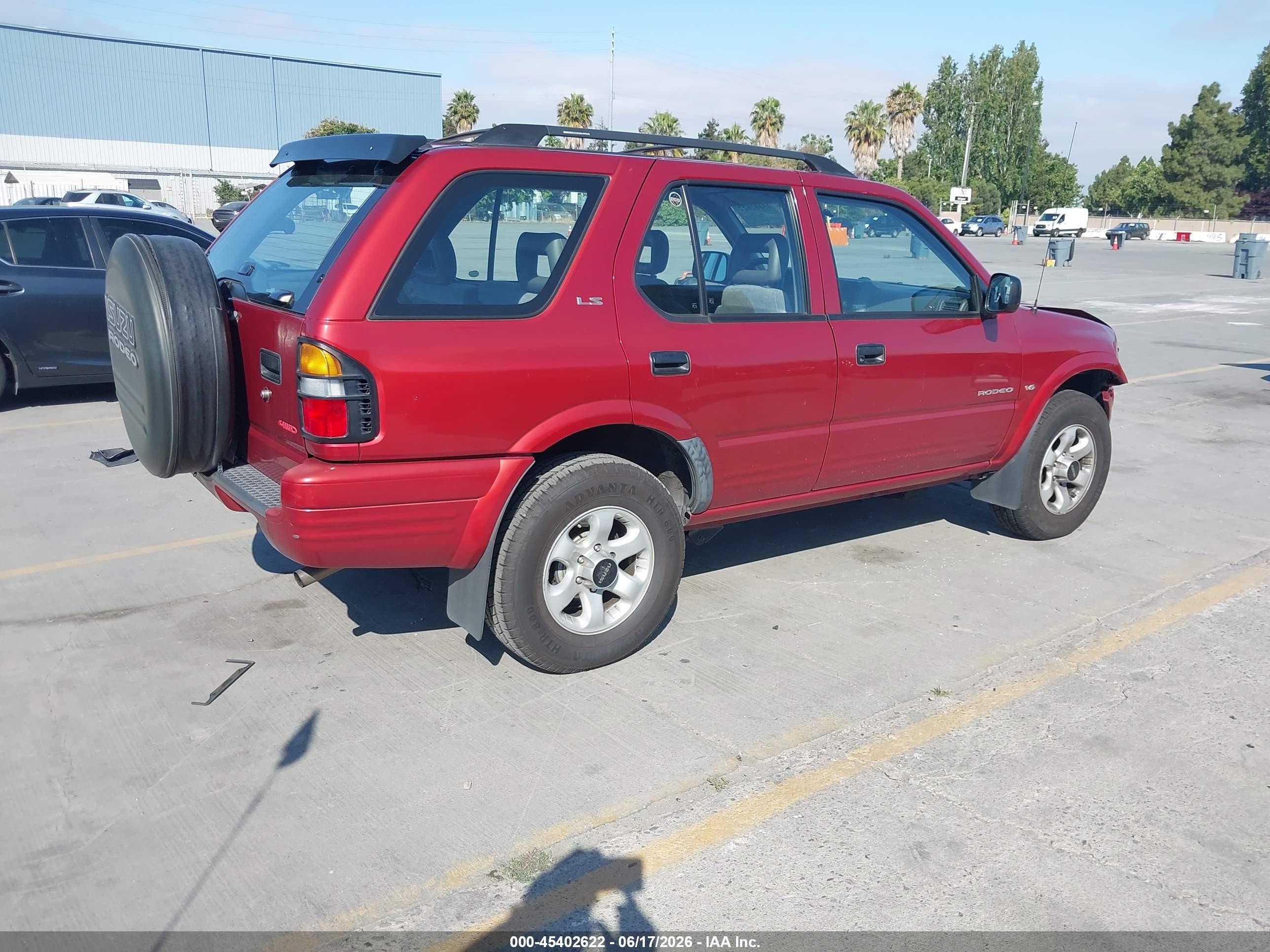 1999 Isuzu Rodeo Ls/lse/s Orange vin: 4S2CM58W0X4353580