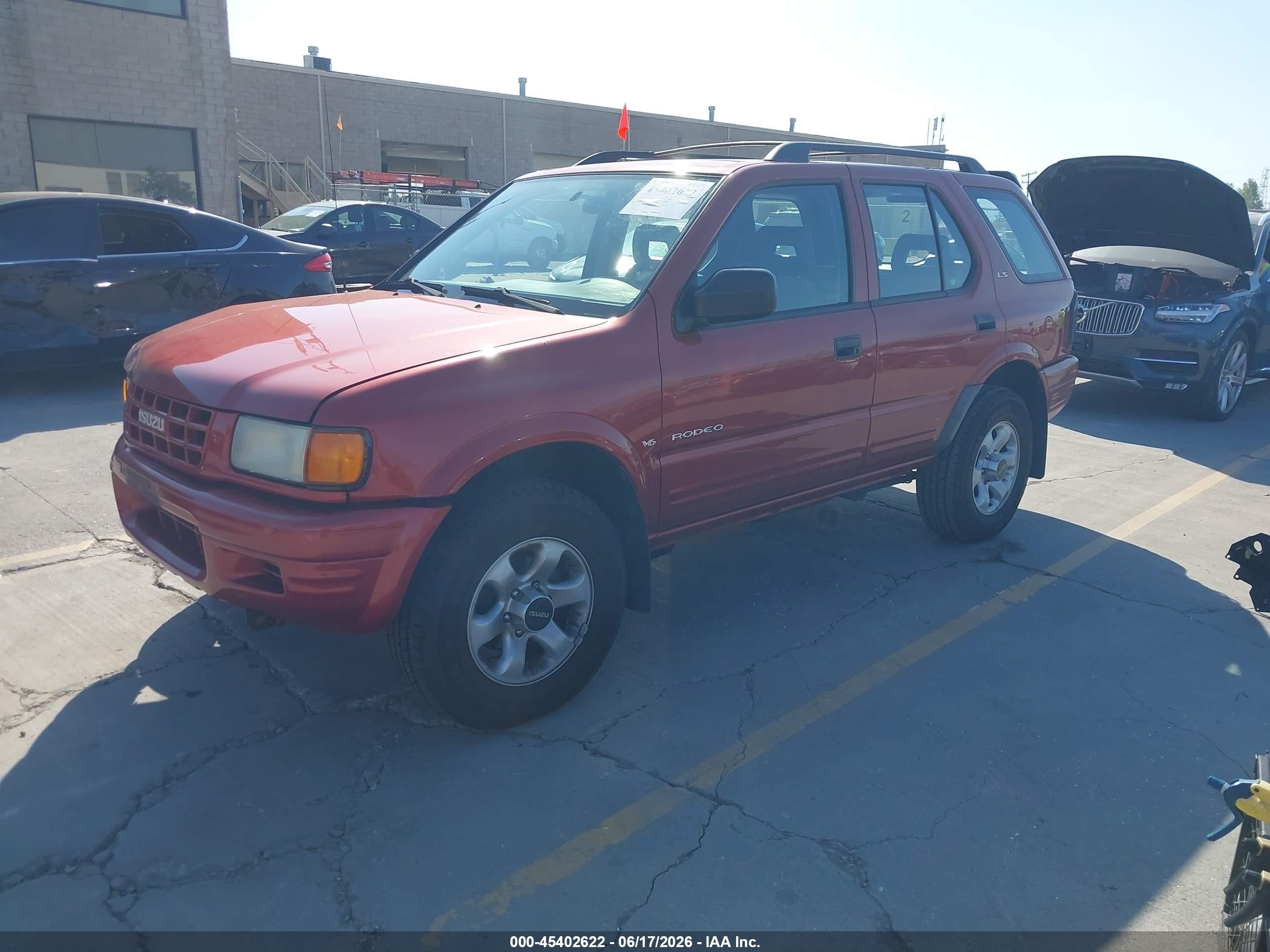 1999 Isuzu Rodeo Ls/lse/s Orange vin: 4S2CM58W0X4353580