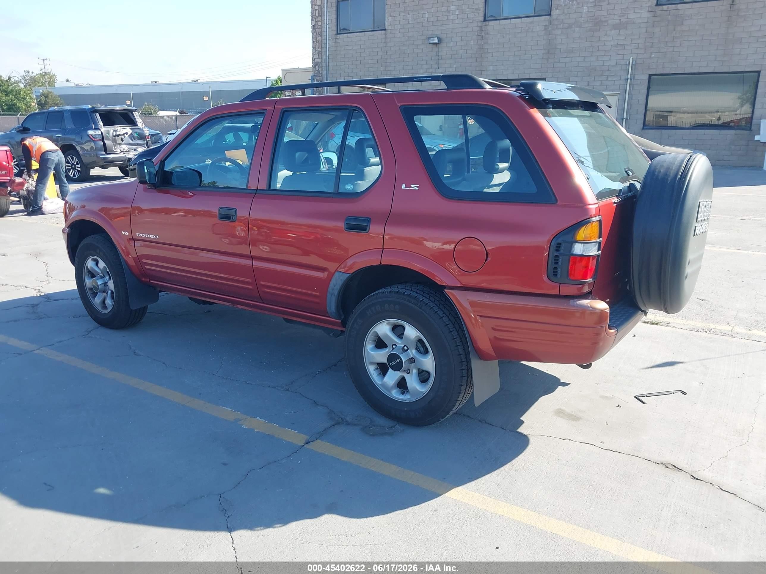 1999 Isuzu Rodeo Ls/lse/s Orange vin: 4S2CM58W0X4353580