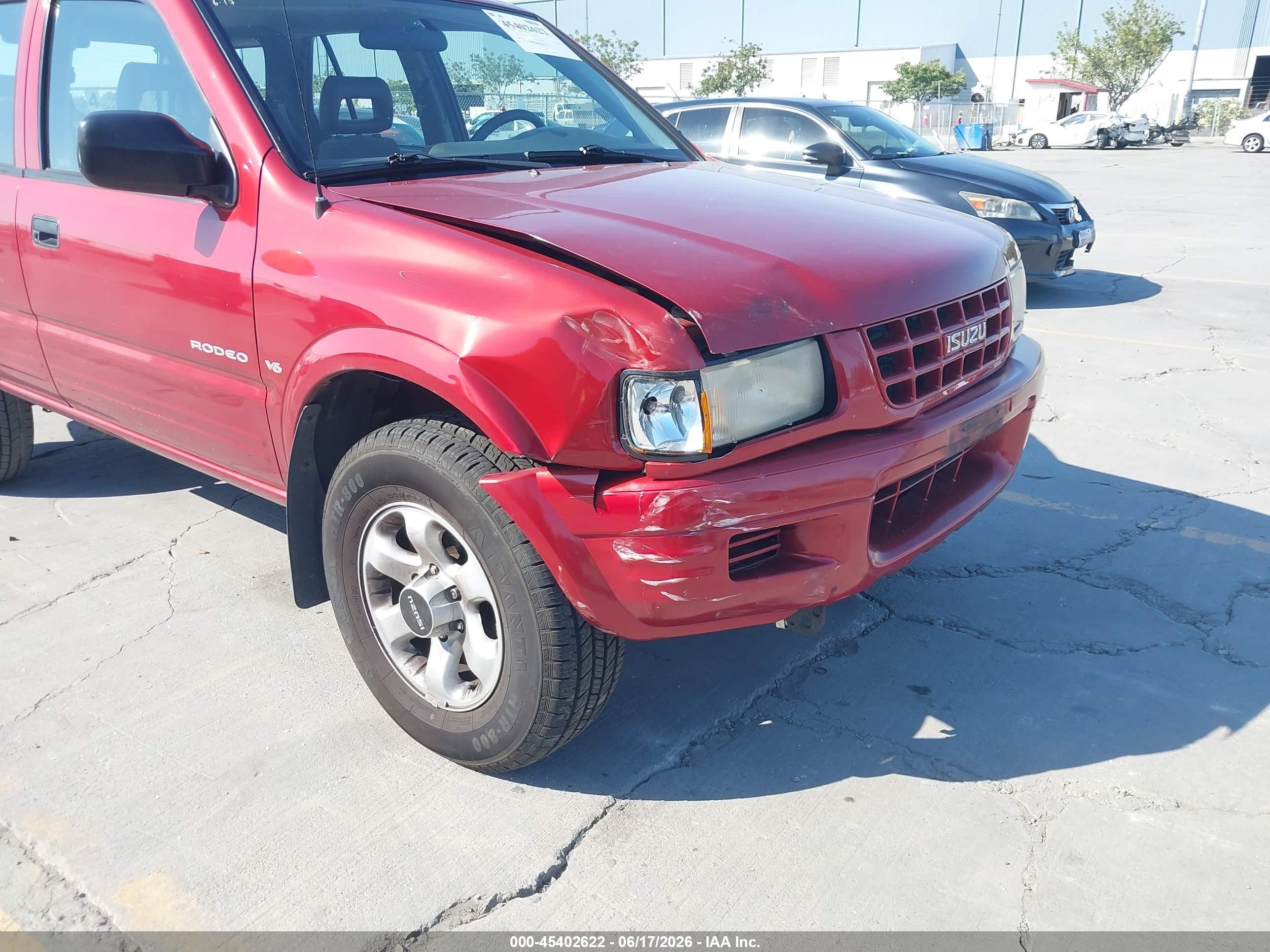1999 Isuzu Rodeo Ls/lse/s Orange vin: 4S2CM58W0X4353580