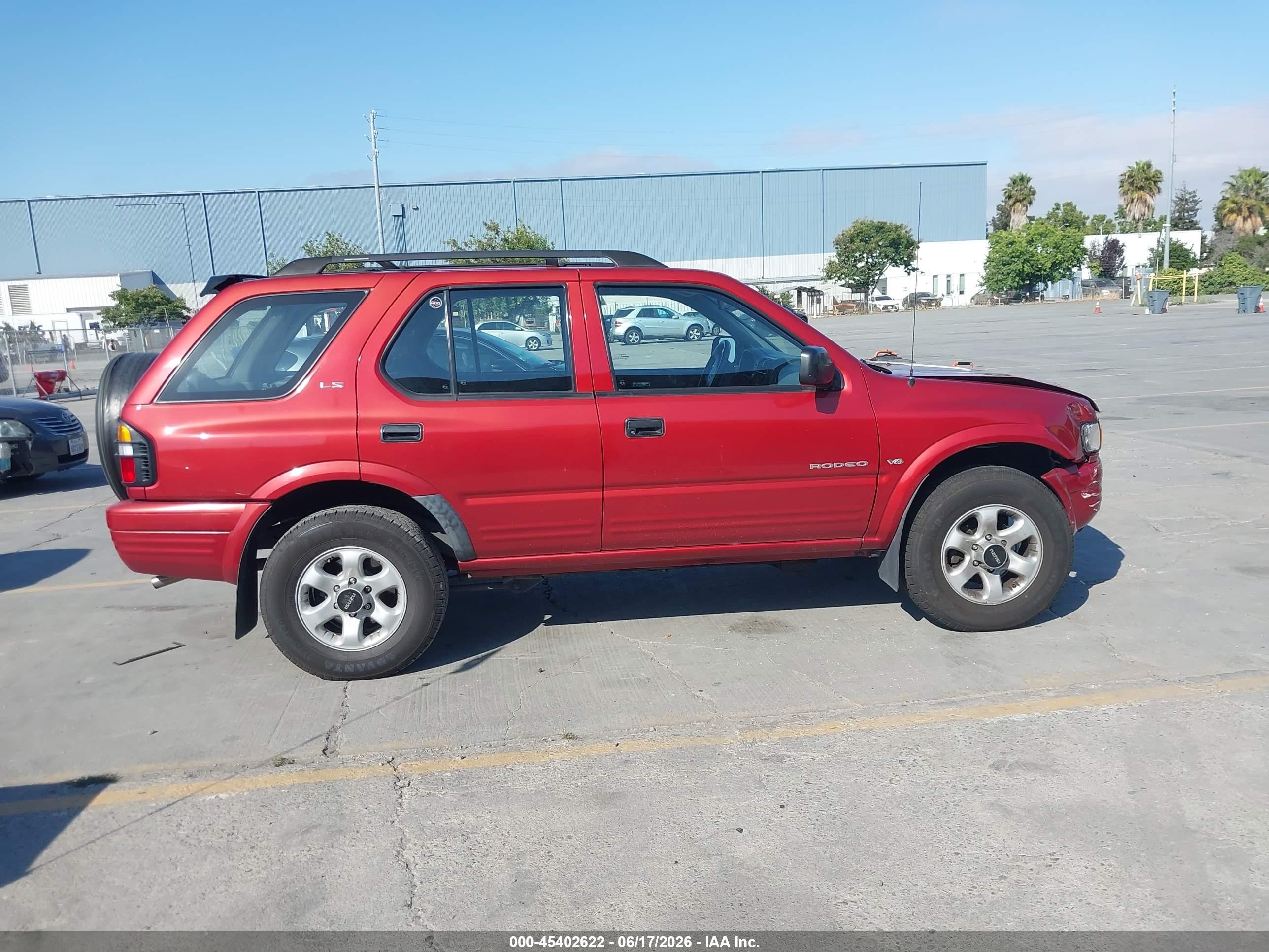 1999 Isuzu Rodeo Ls/lse/s Orange vin: 4S2CM58W0X4353580