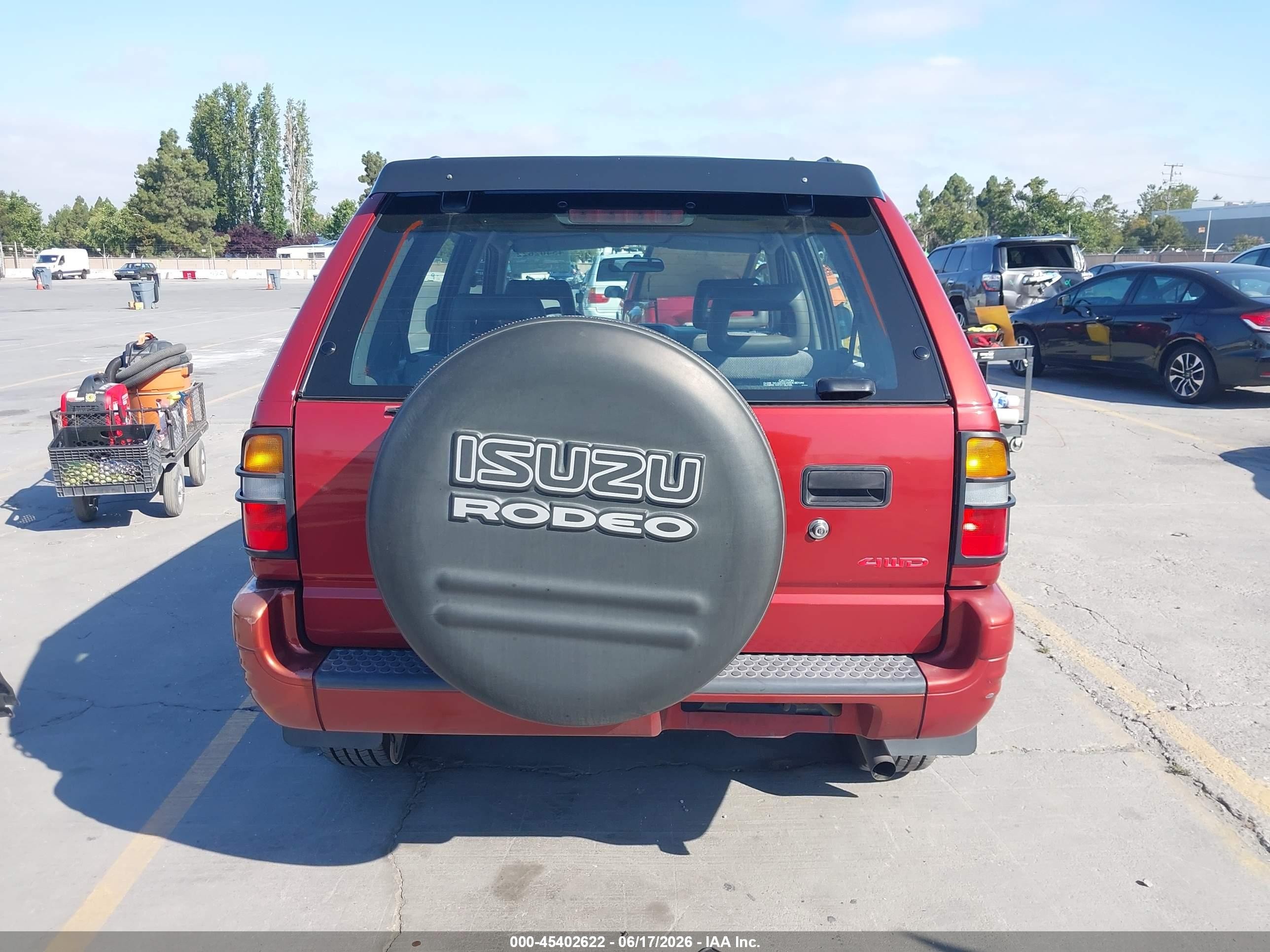 1999 Isuzu Rodeo Ls/lse/s Orange vin: 4S2CM58W0X4353580