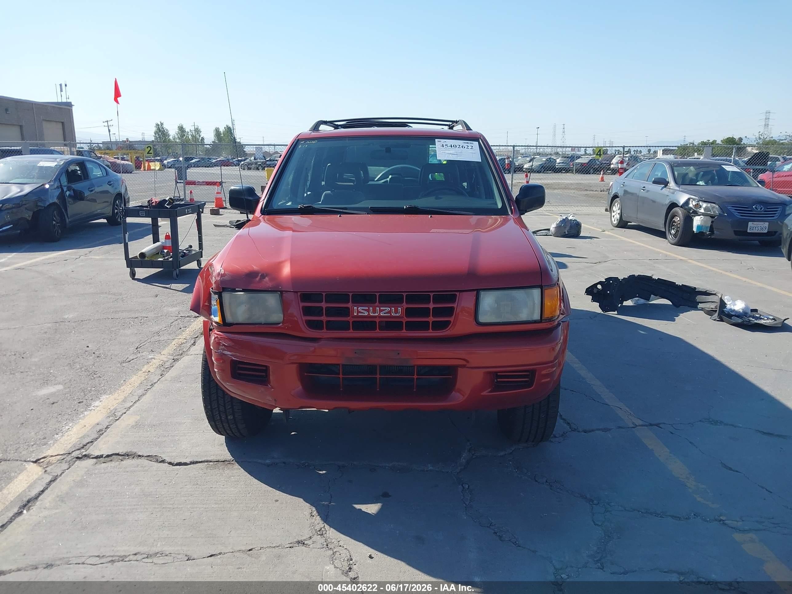 1999 Isuzu Rodeo Ls/lse/s Orange vin: 4S2CM58W0X4353580
