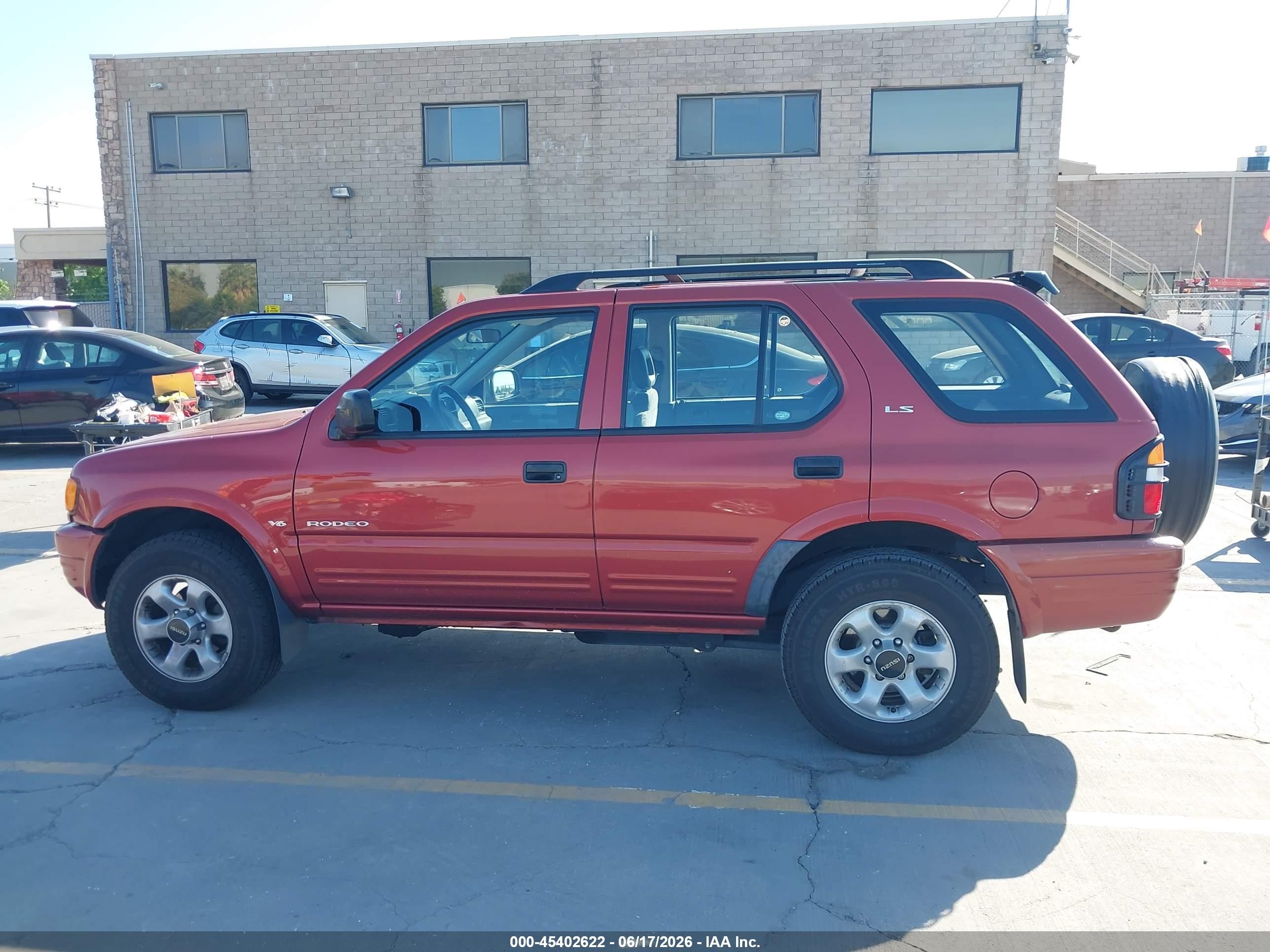 1999 Isuzu Rodeo Ls/lse/s Orange vin: 4S2CM58W0X4353580