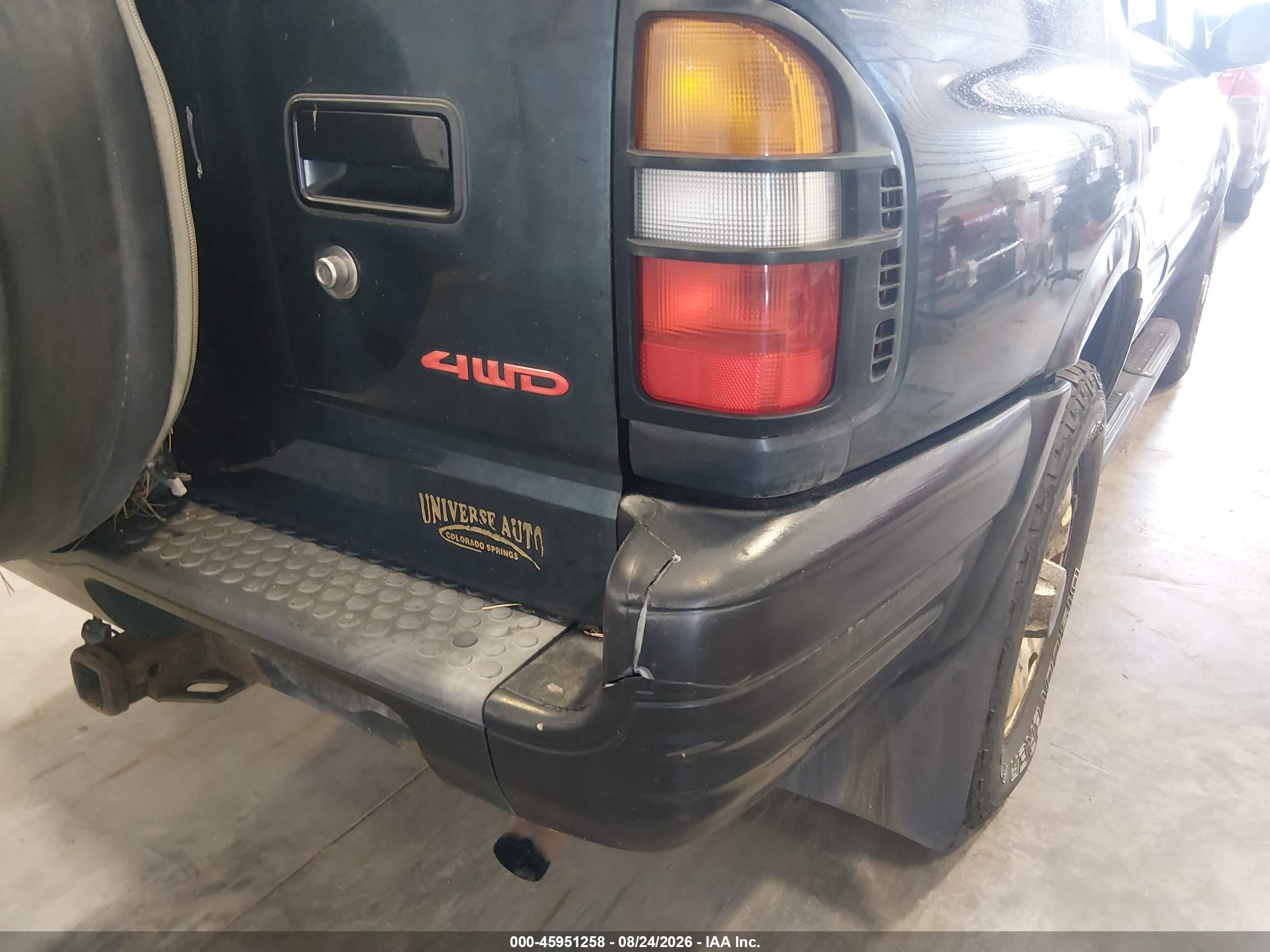 1999 Isuzu Rodeo Ls/lse/s Blue vin: 4S2CM58W2X4345013