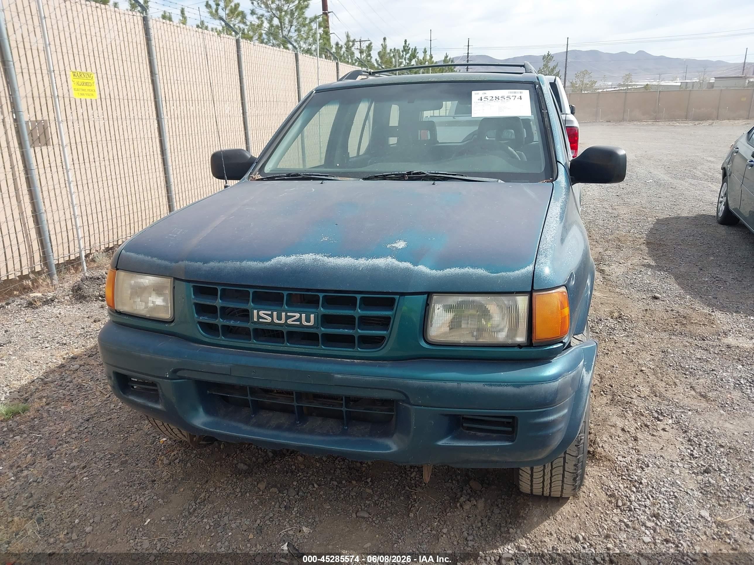 1999 Isuzu Rodeo Ls/lse/s Green vin: 4S2CM58W7X4349980
