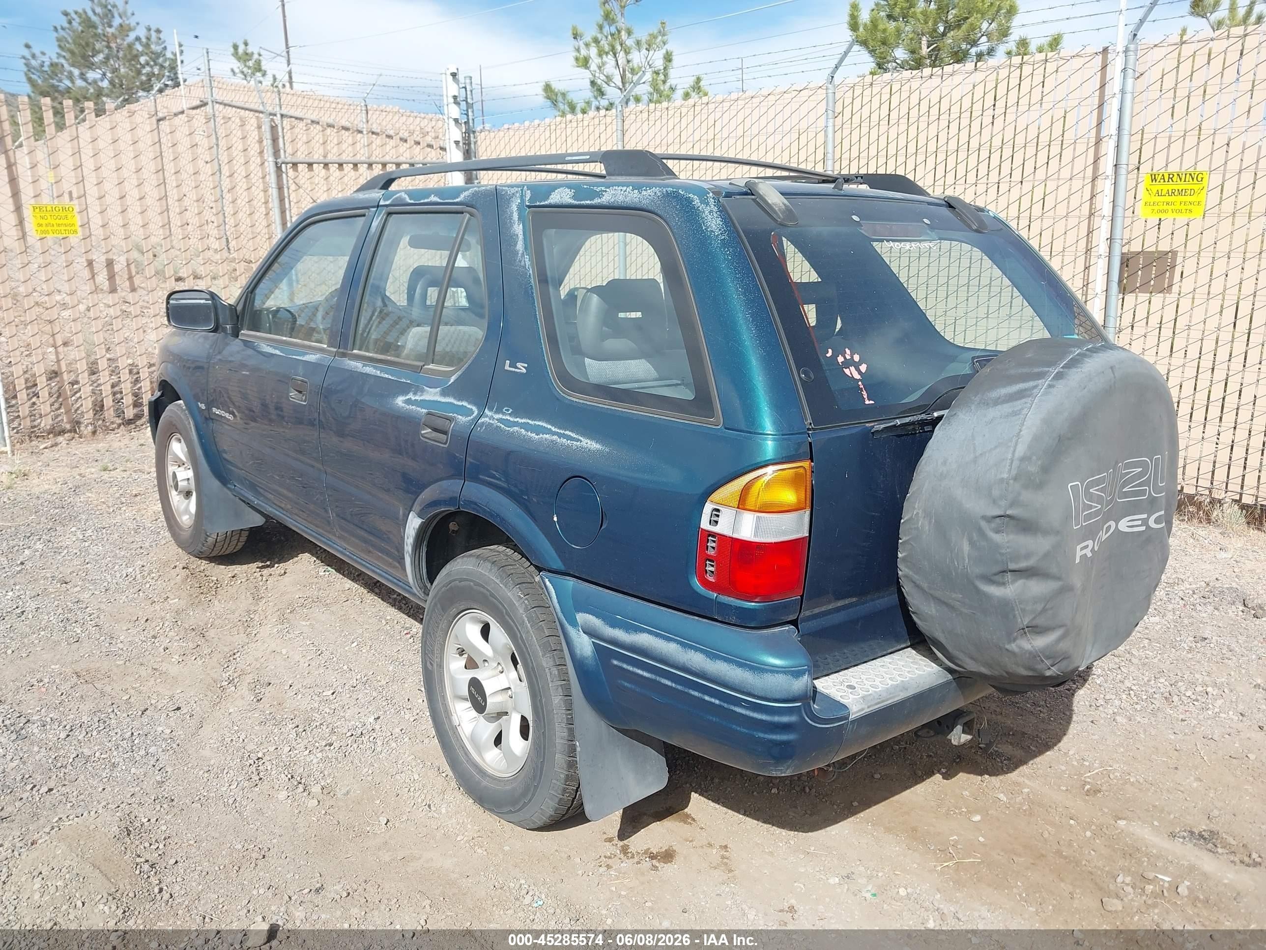 1999 Isuzu Rodeo Ls/lse/s Green vin: 4S2CM58W7X4349980
