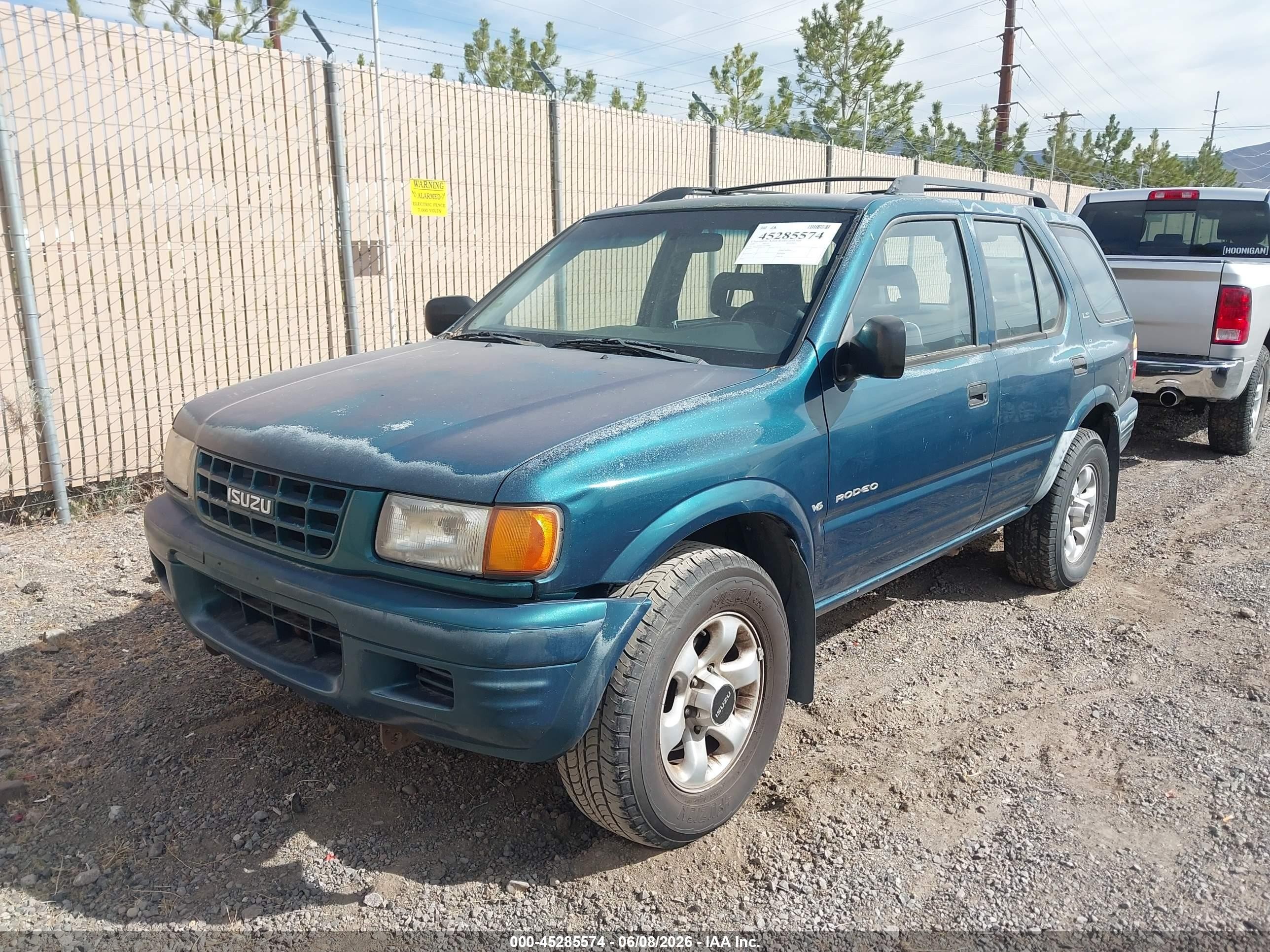 1999 Isuzu Rodeo Ls/lse/s Green vin: 4S2CM58W7X4349980