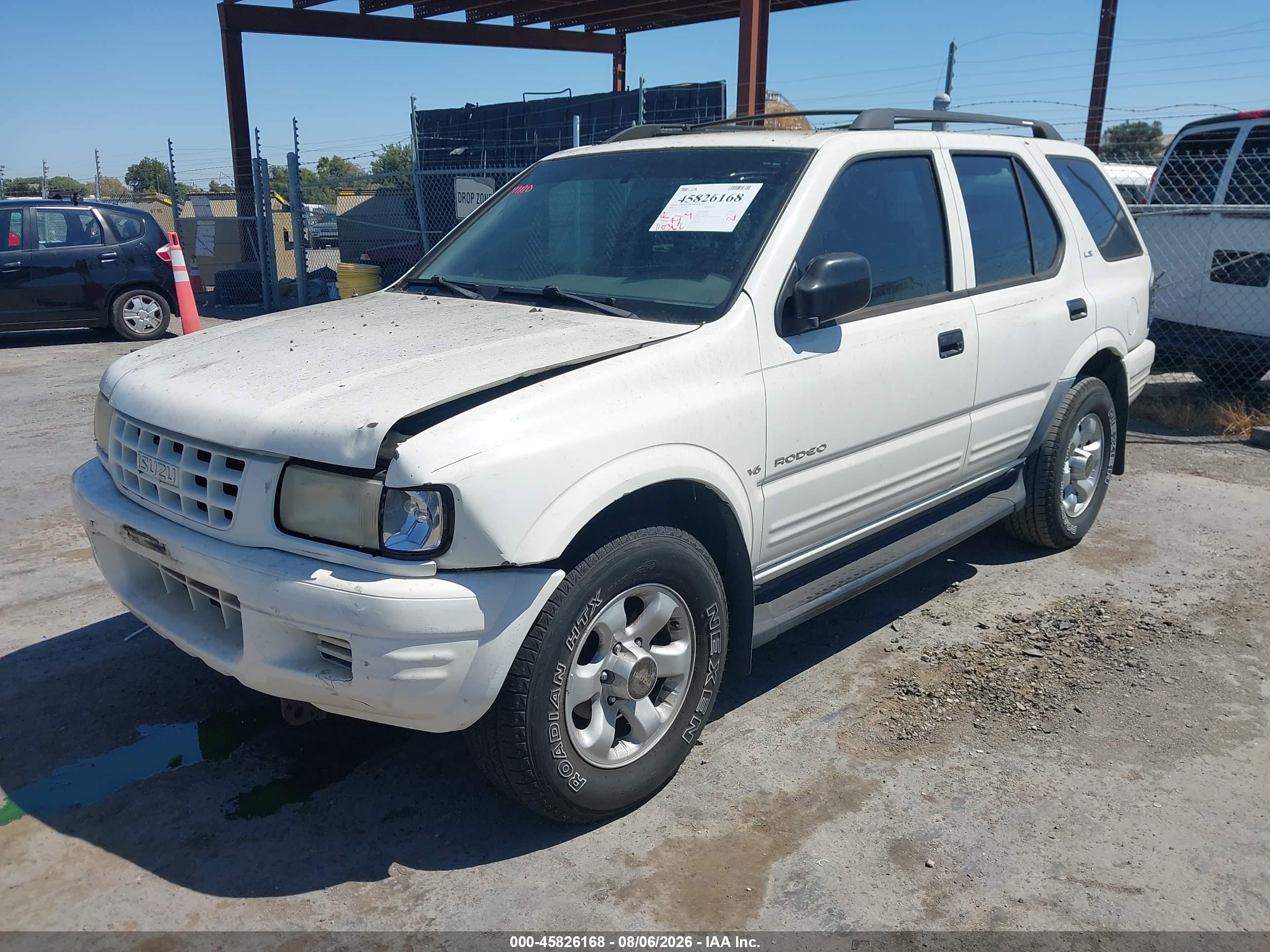 1999 Isuzu Rodeo Ls/lse/s White vin: 4S2CM58WXX4311496