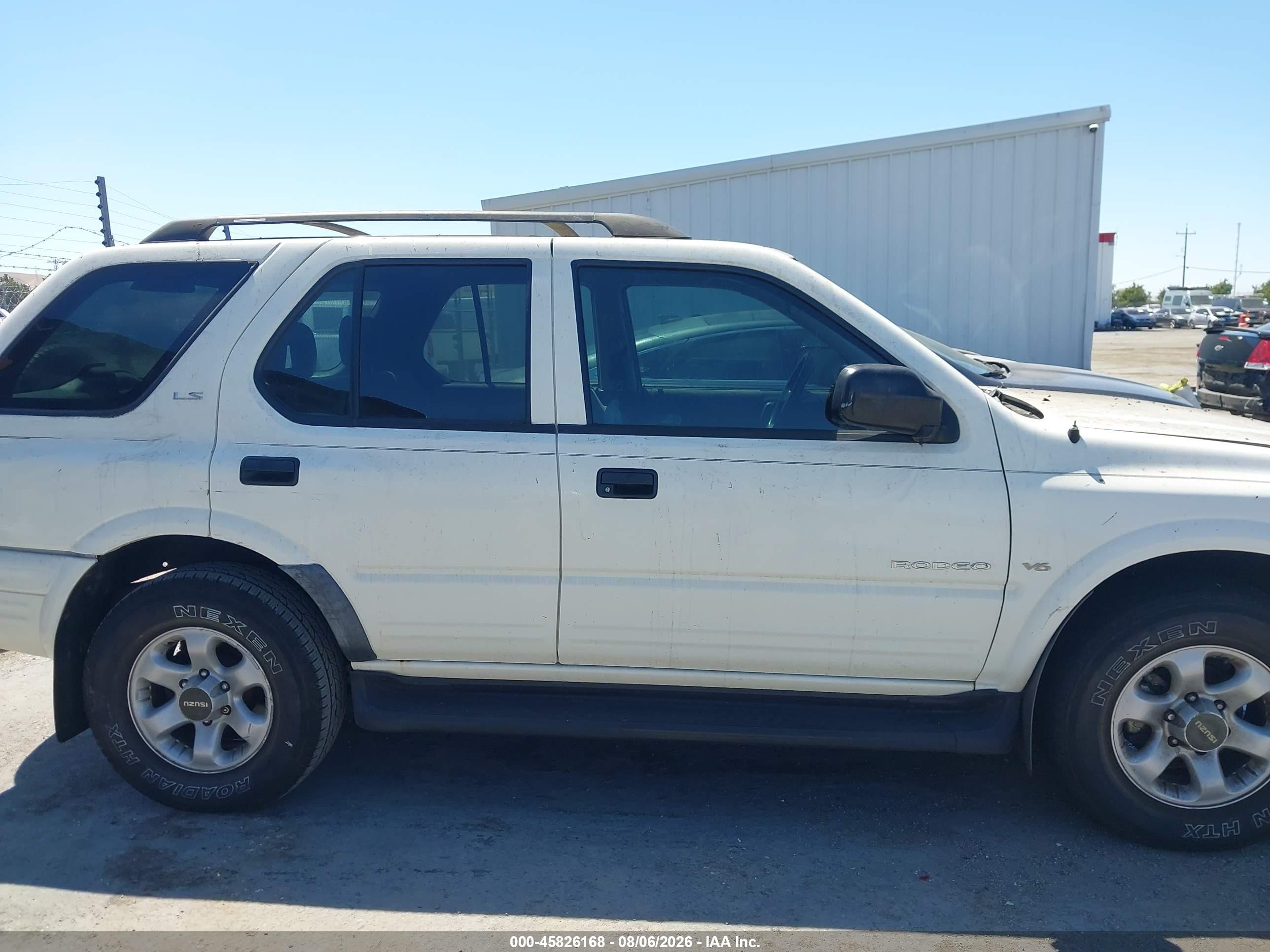 1999 Isuzu Rodeo Ls/lse/s White vin: 4S2CM58WXX4311496