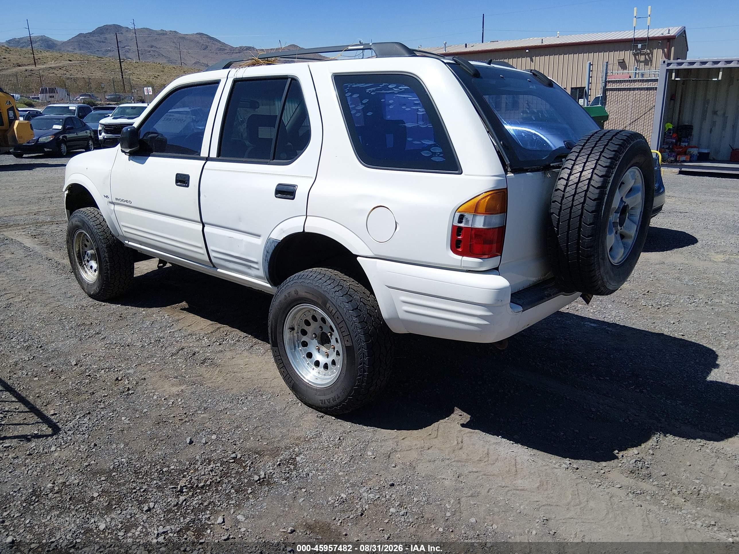1999 Isuzu Rodeo Ls/lse/s White vin: 4S2CM58WXX4361122