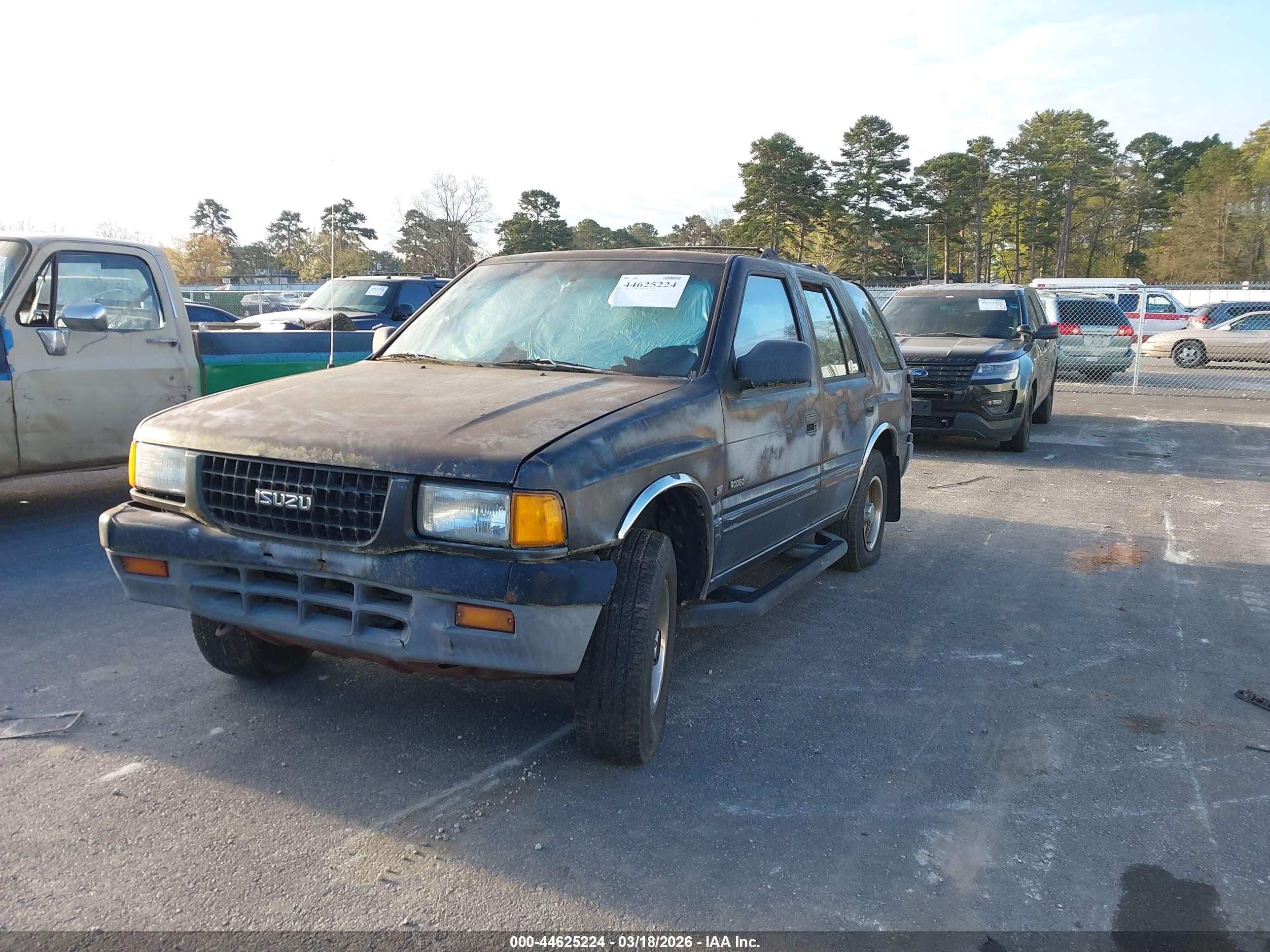1995 Isuzu Rodeo S/ls Black vin: 4S2CY58V4S4302605