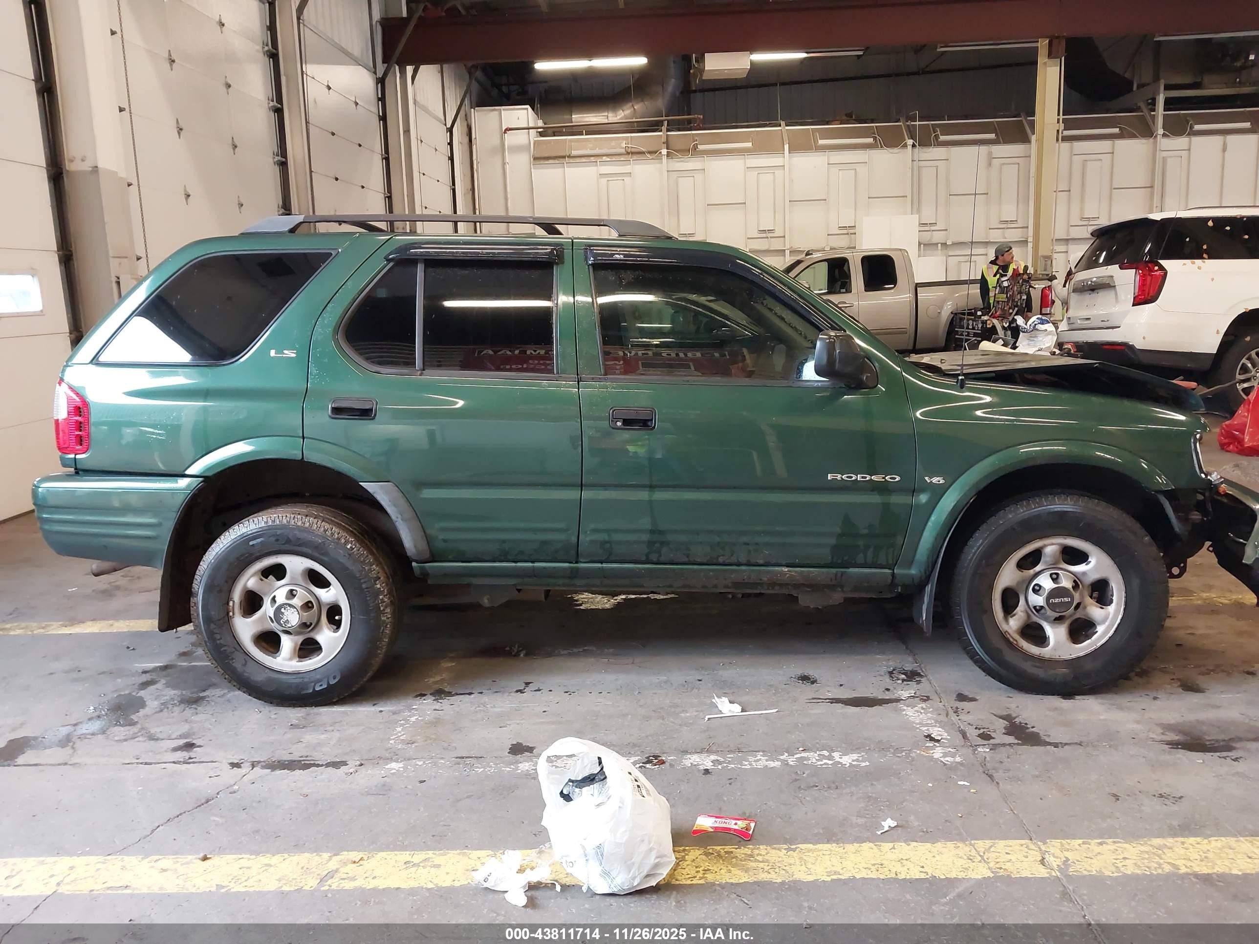 2001 Isuzu Rodeo Ls 3.2l/ls 3.2l V6/lse 3.2l V6/s/s 3.2l V6 Green vin: 4S2DM58W214343290